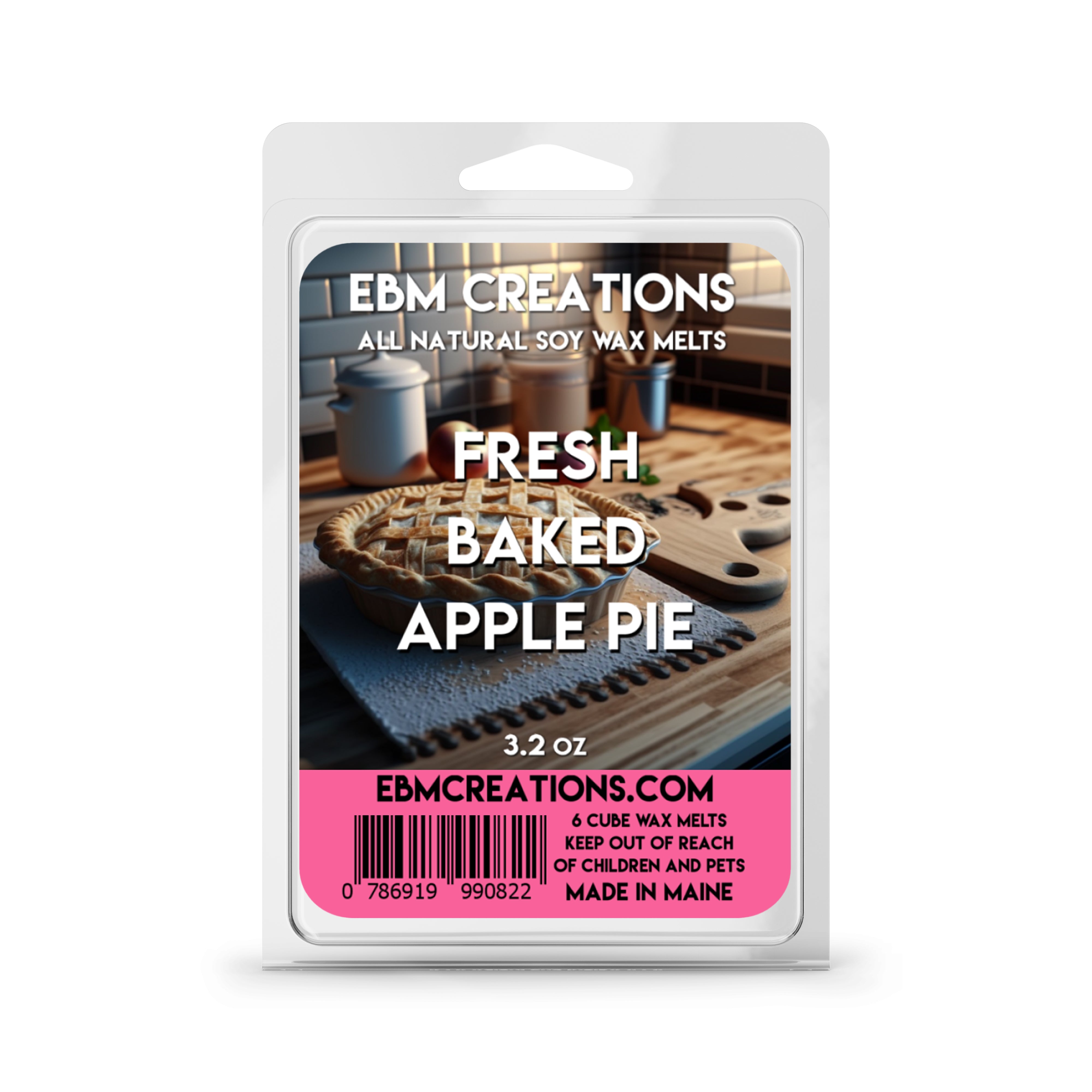 Fresh Baked Apple Pie - 3.2 oz Clamshell