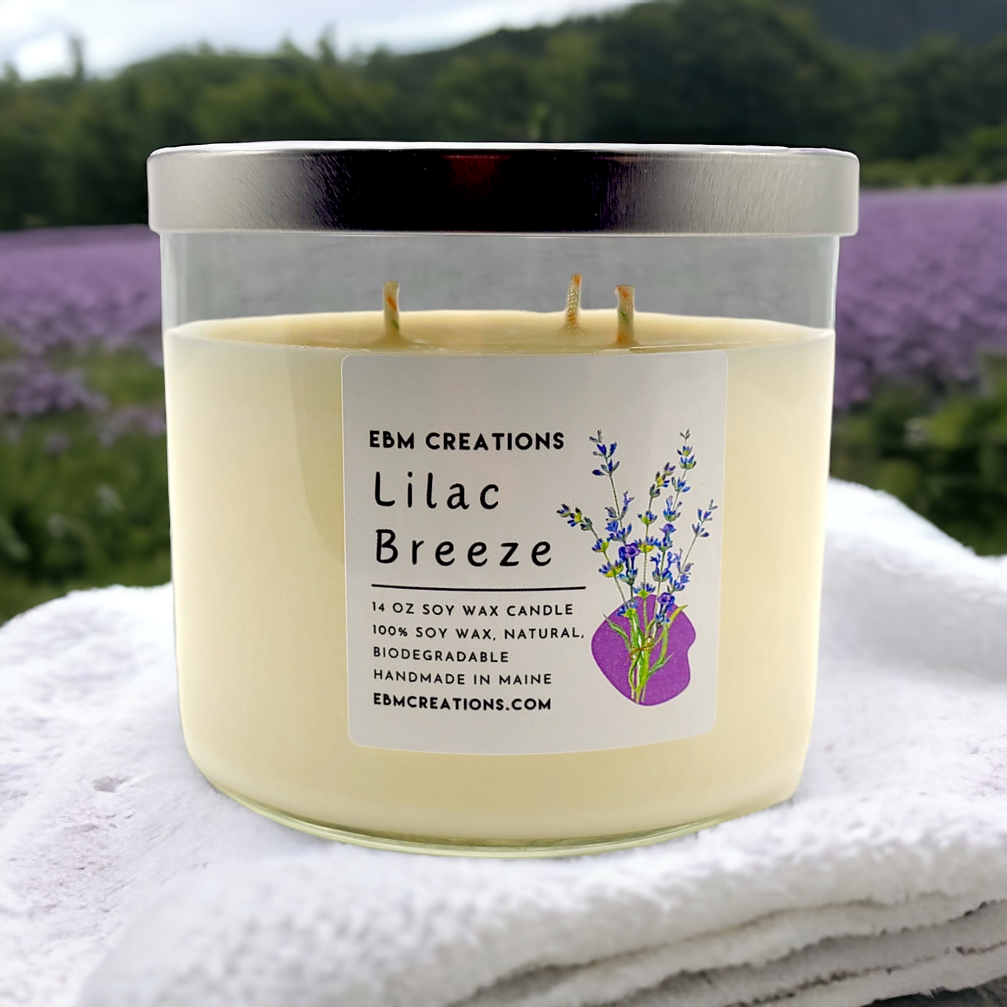 Lilac Breeze - 14oz  Soy Candle