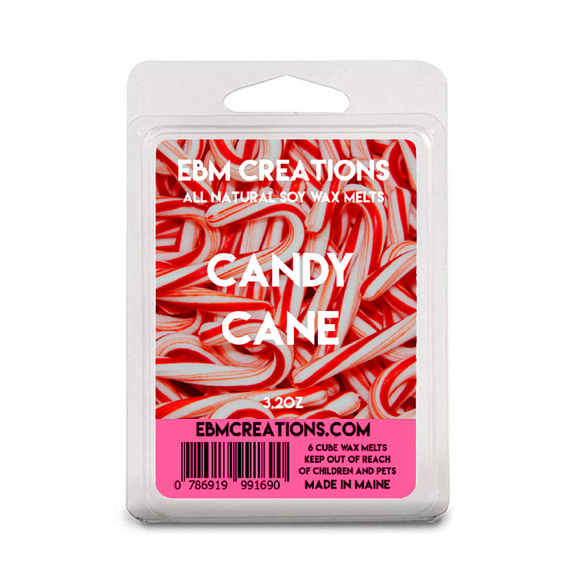 Candy Cane - 3.2 oz Clamshell