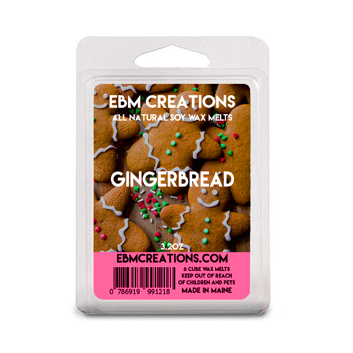 Gingerbread - 3.2 oz Clamshell