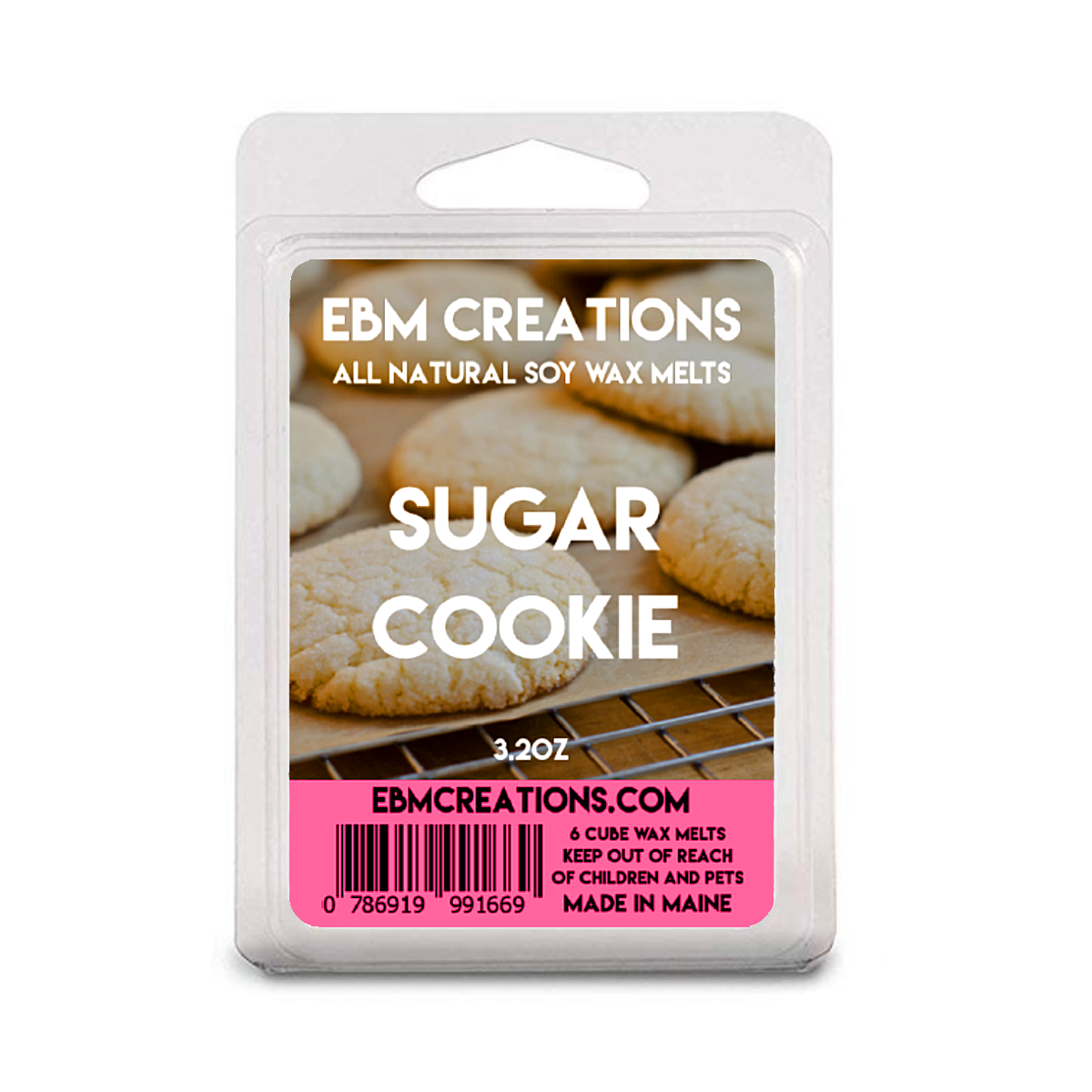 Sugar Cookie - 3.2 oz Clamshell