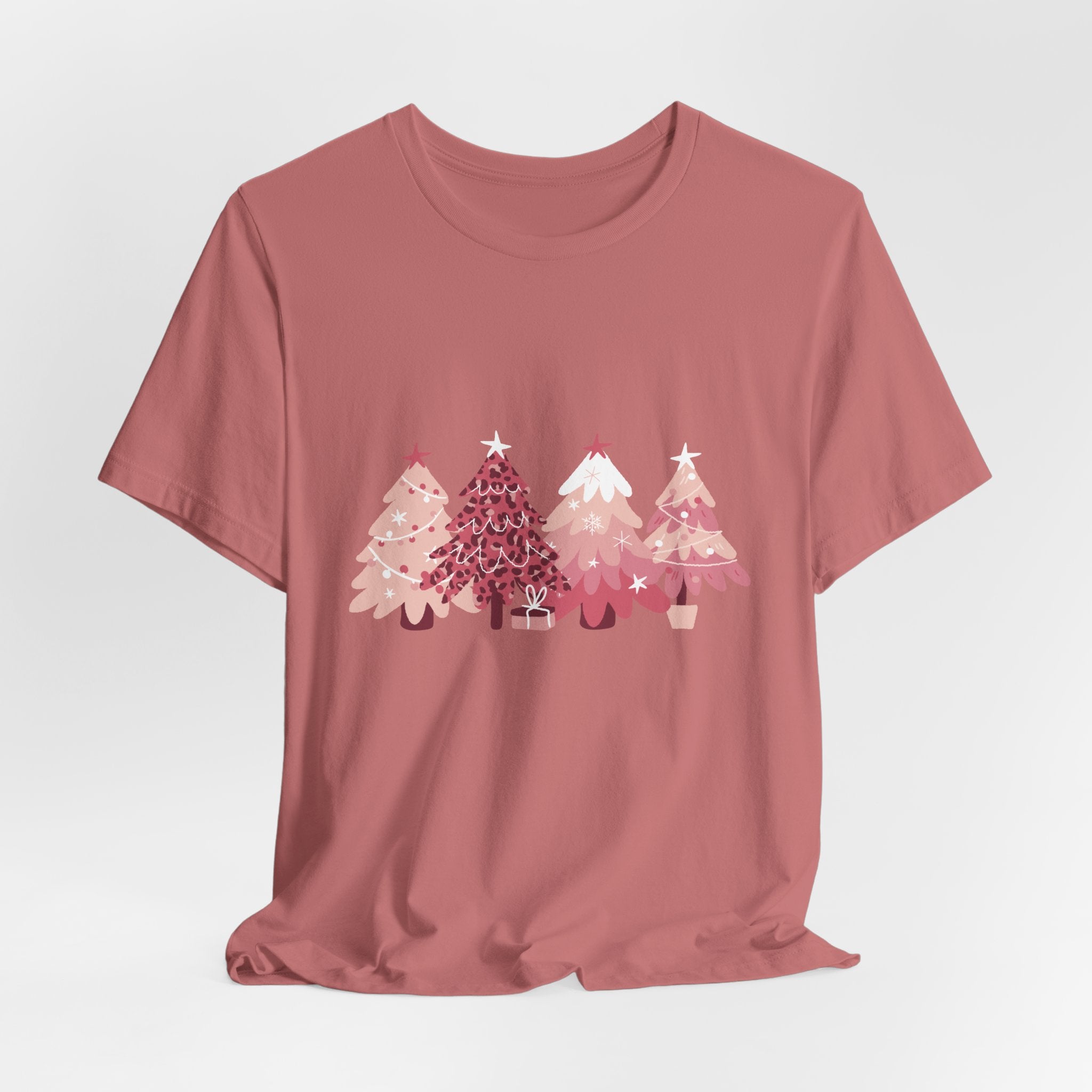 Pink Holiday Tree's Unisex Tee