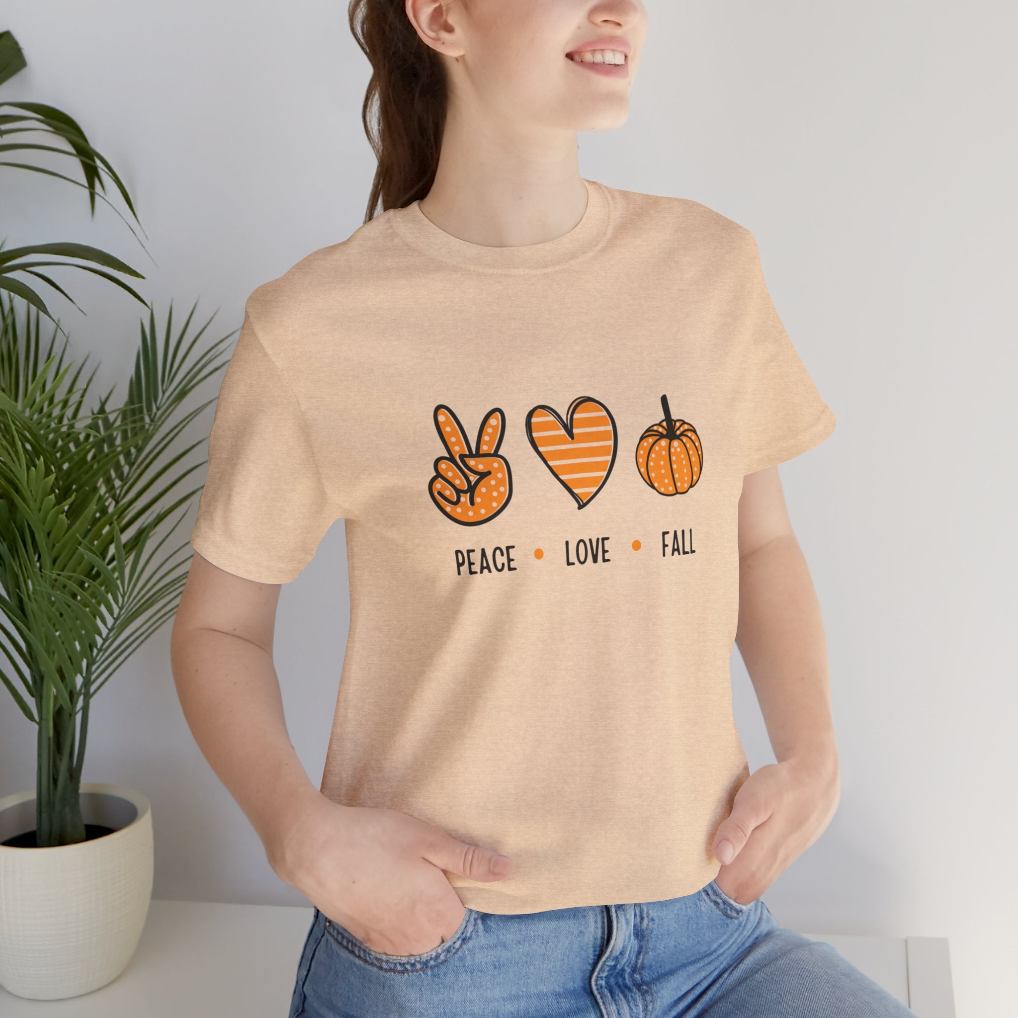 Peace Love Fall Classic Unisex Tee