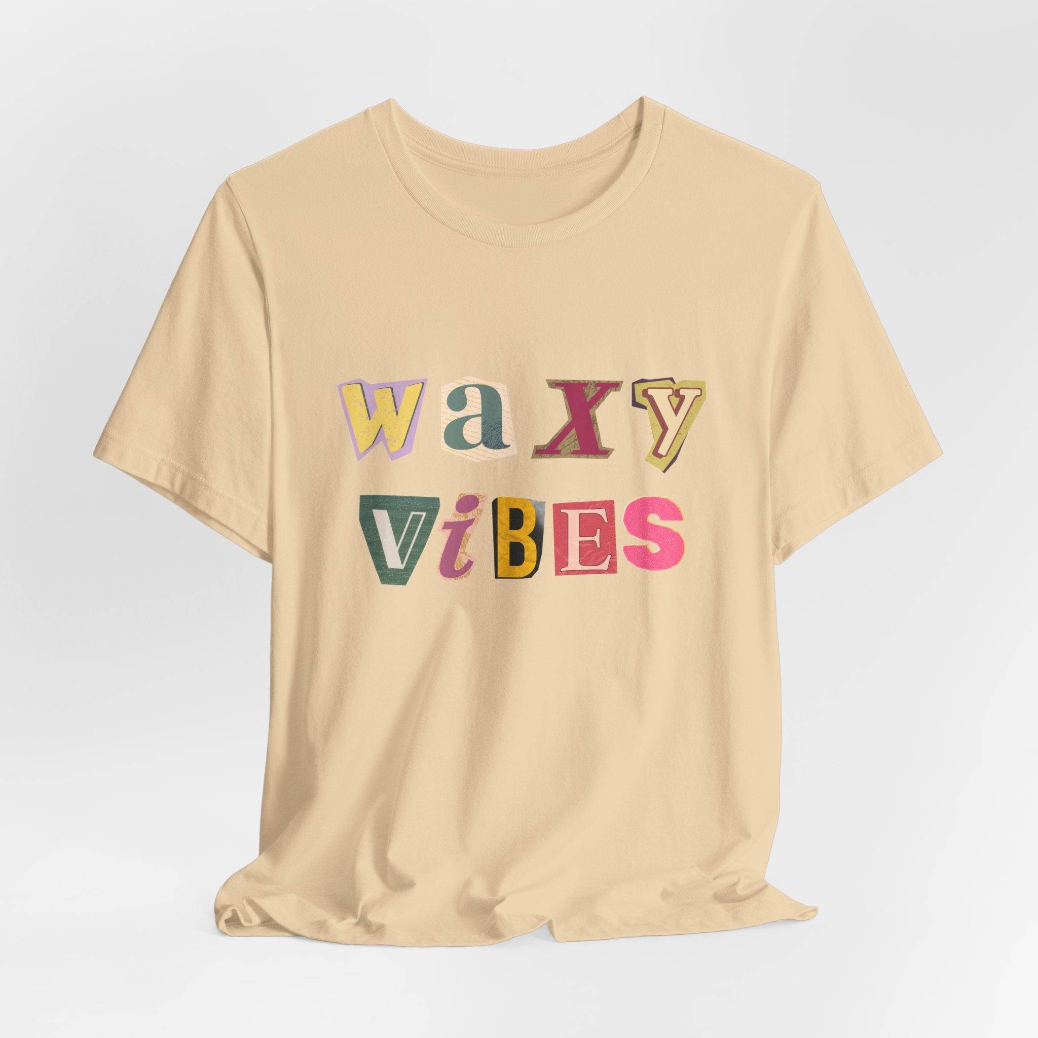 Waxy Vibes Letters Unisex Tee