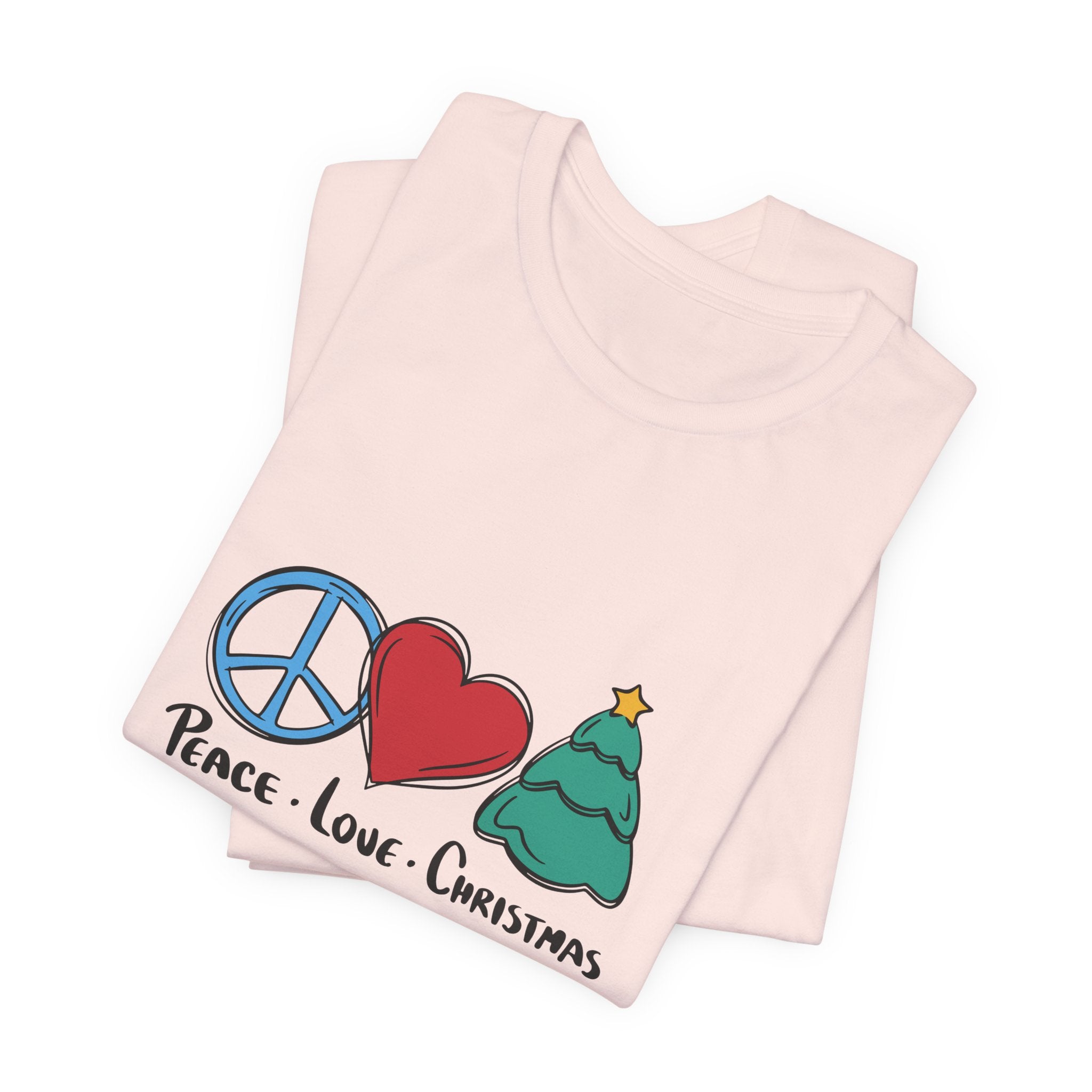 Peace Love Christmas Unisex Tee