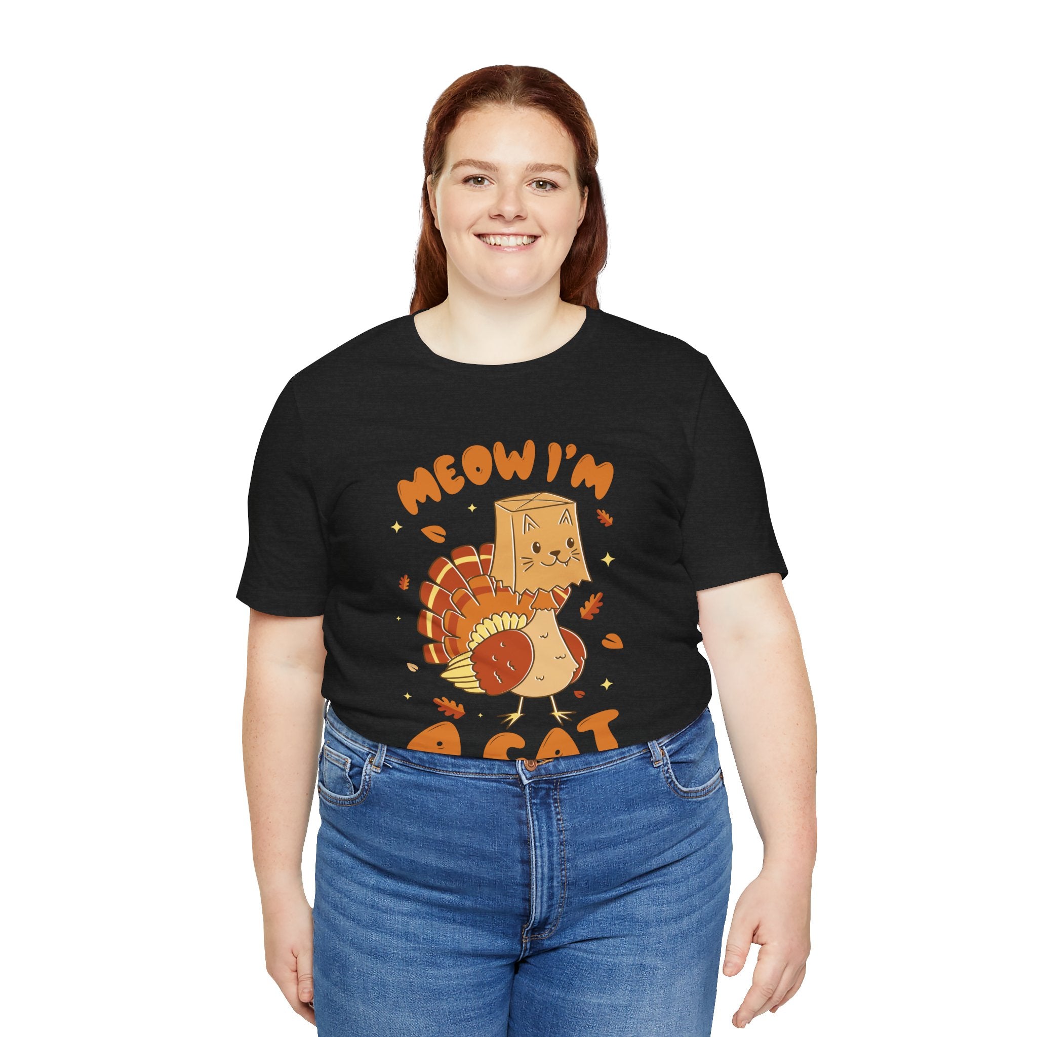 Meow I'm A Cat Thanksgiving Unisex Tee