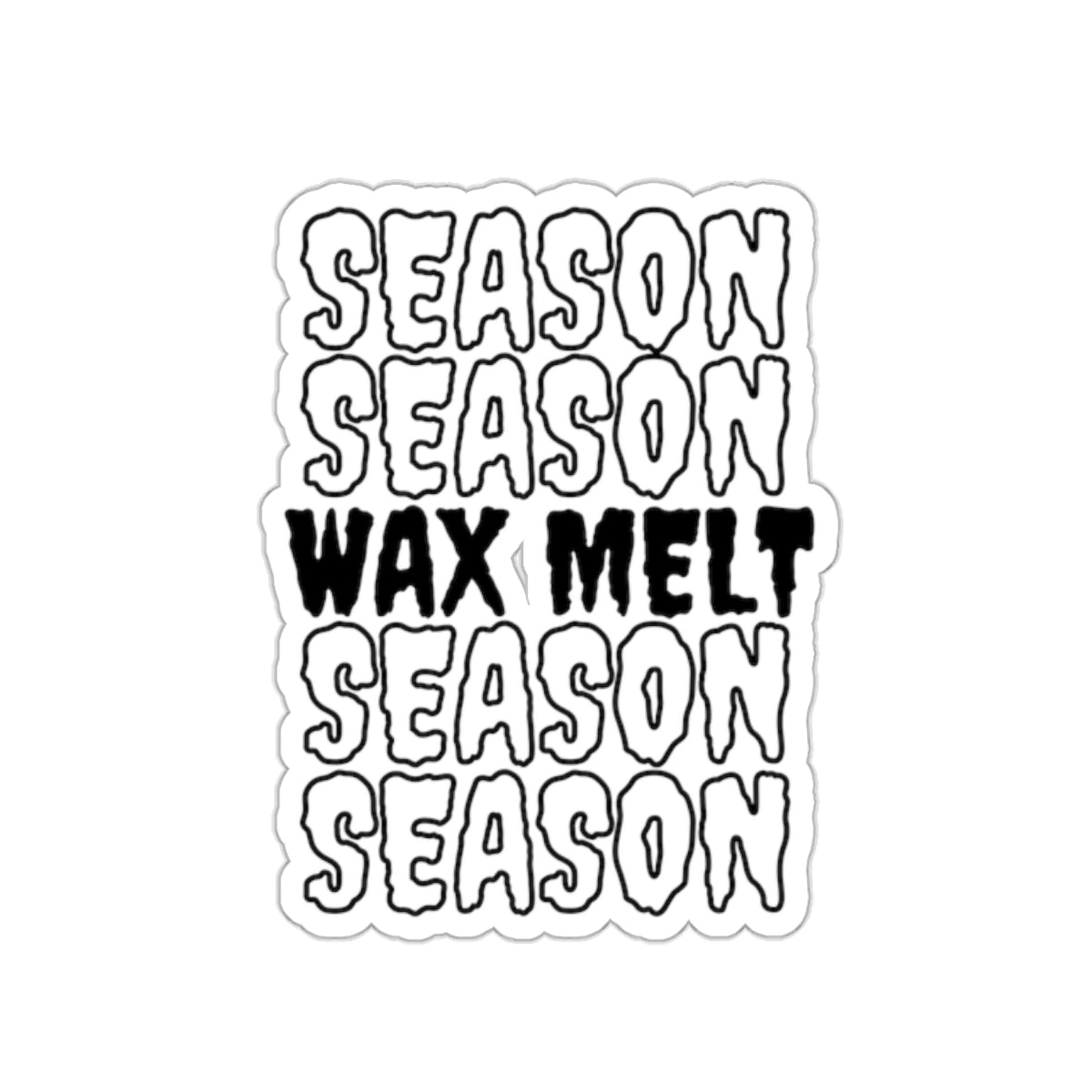 Wax Melts Season - Vinyl Stickers