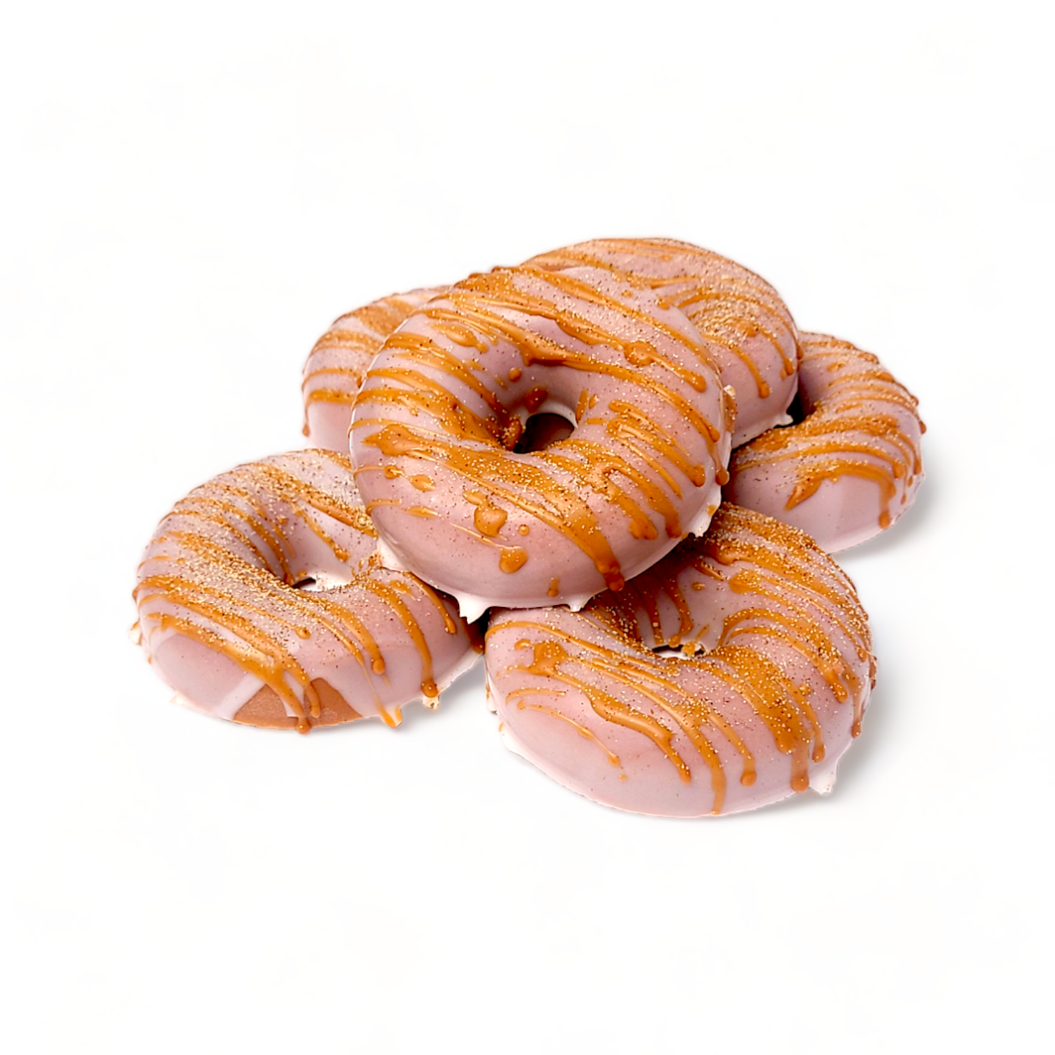 1/2 Dozen Maple Glazed Pumpkin Spice Cake Donuts - 14oz
