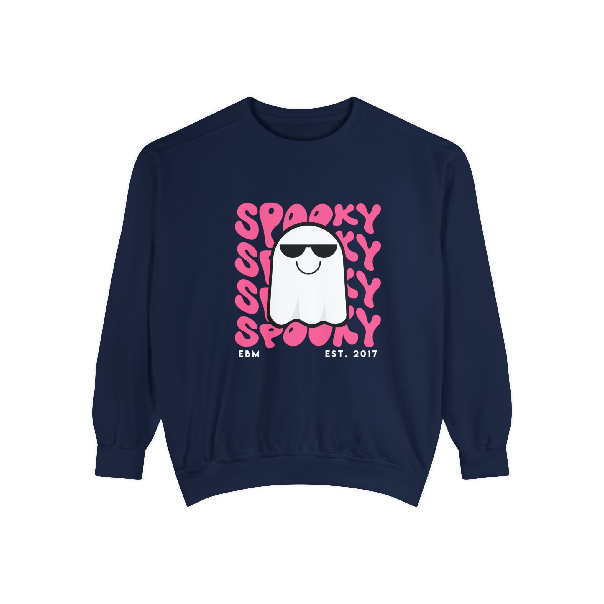 Spooky Unisex Garment-Dyed Sweatshirt