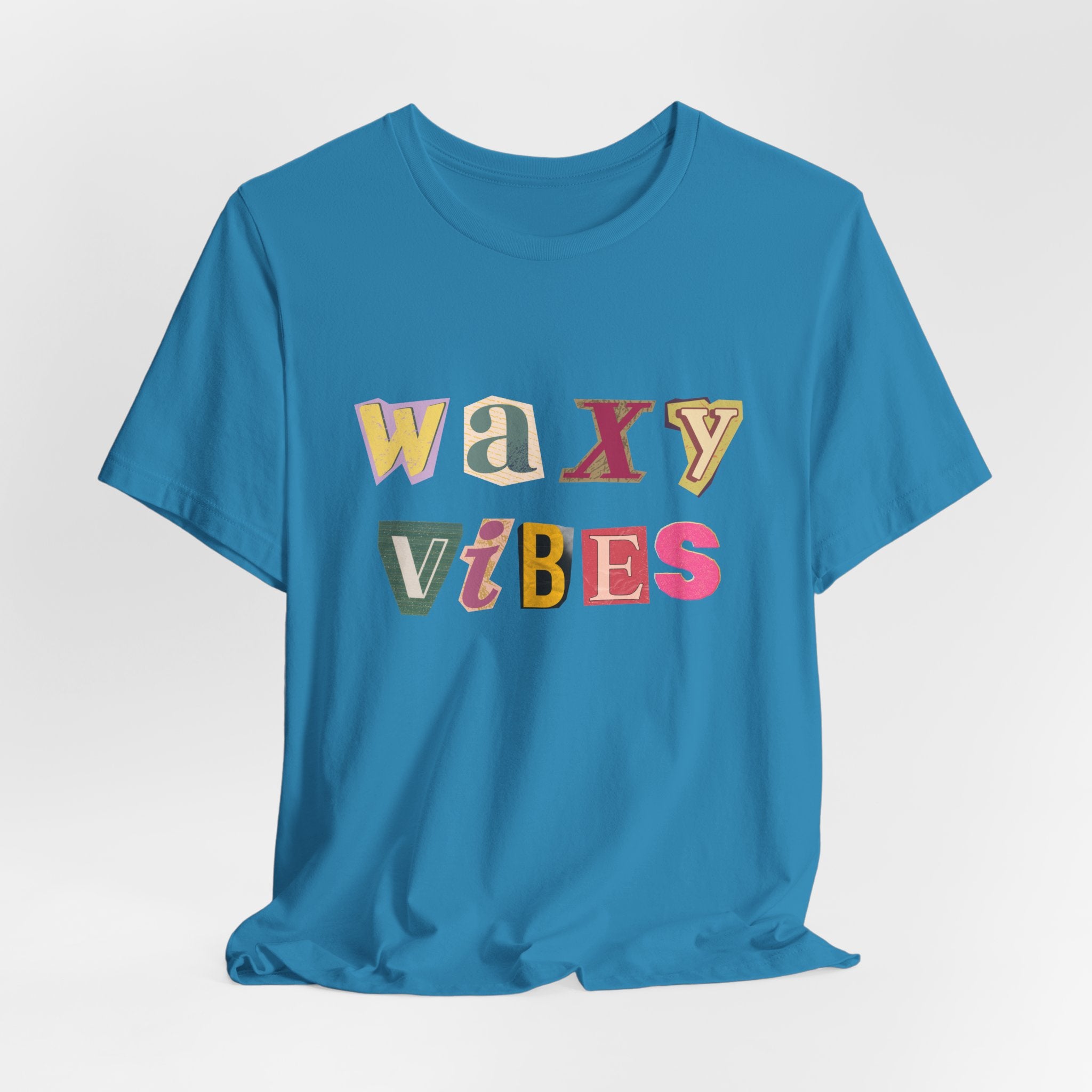 Waxy Vibes Letters Unisex Tee