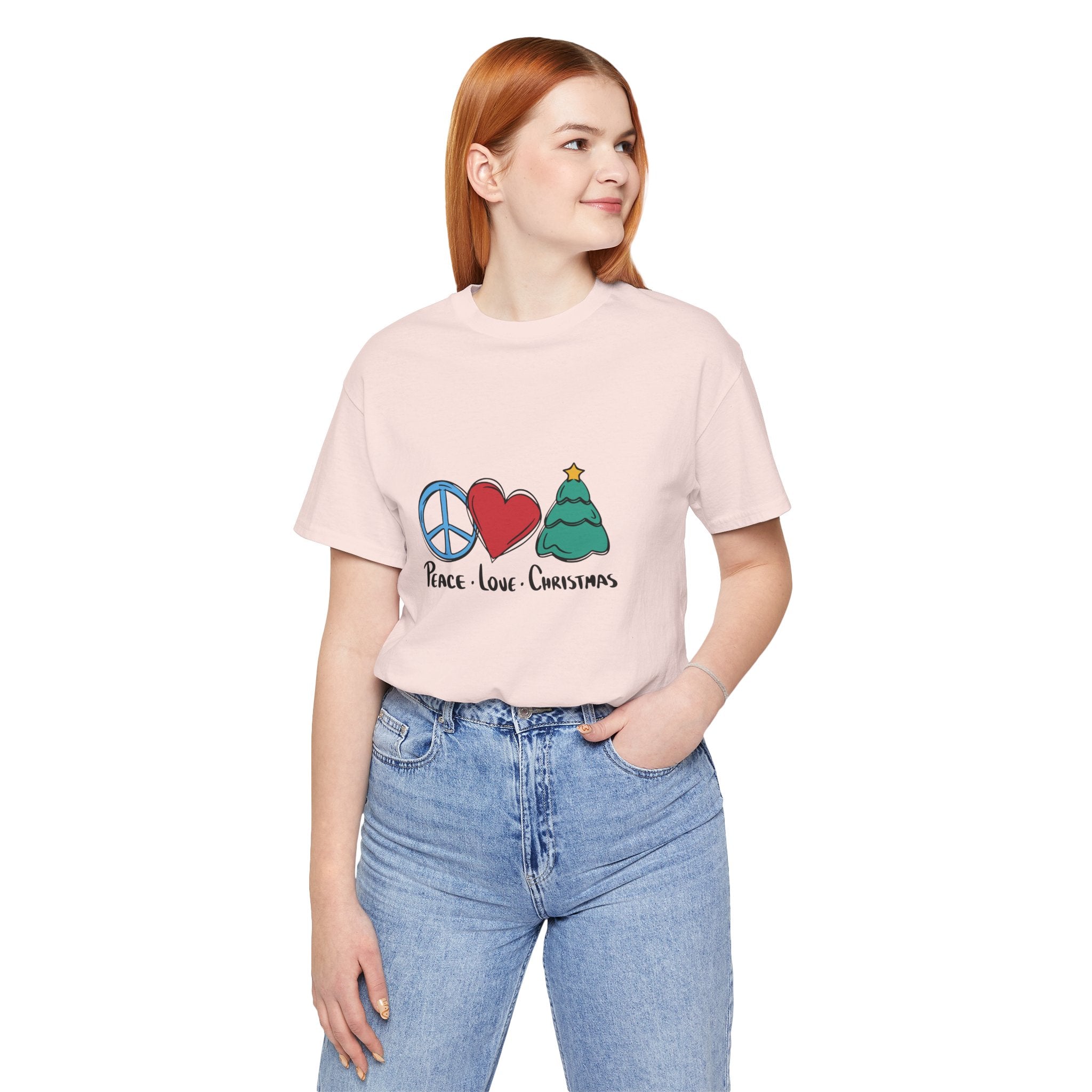 Peace Love Christmas Unisex Tee