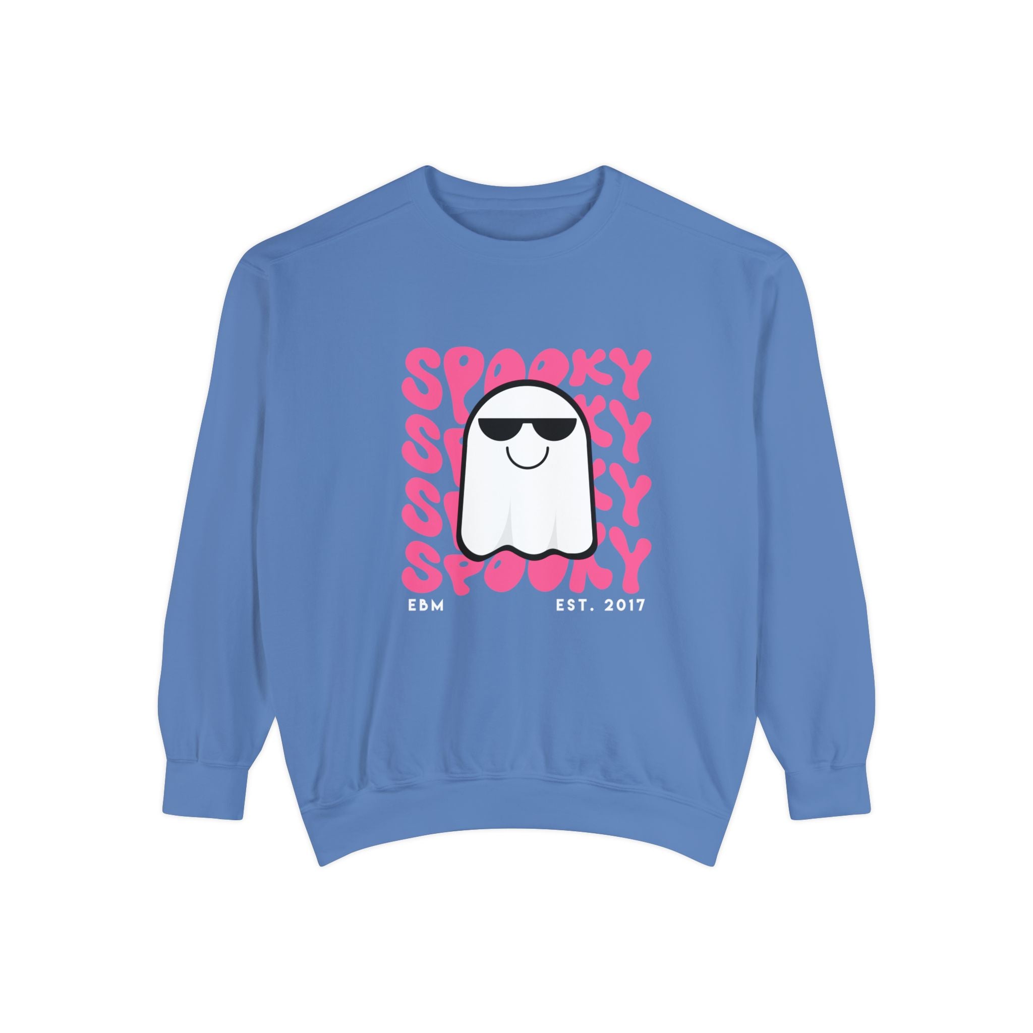 Spooky Unisex Garment-Dyed Sweatshirt