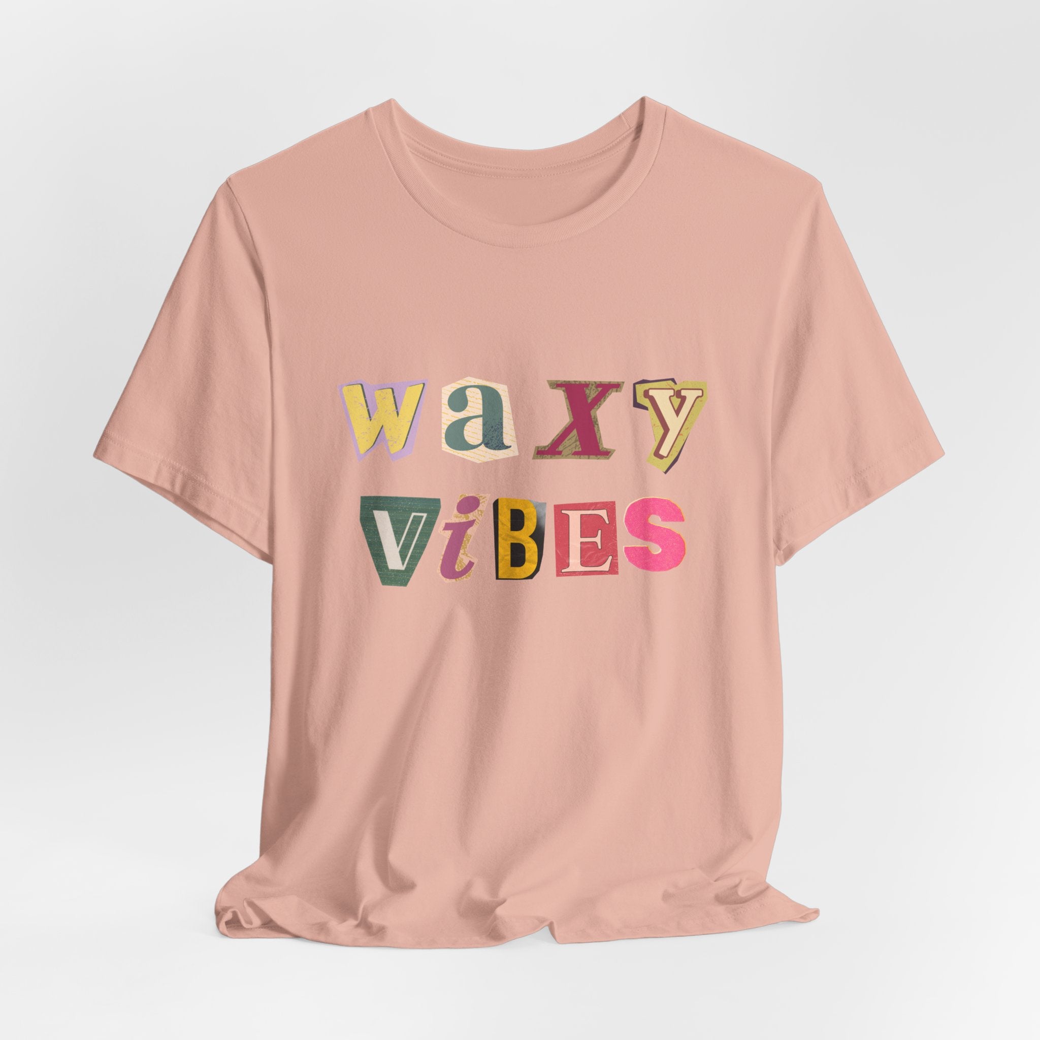 Waxy Vibes Letters Unisex Tee