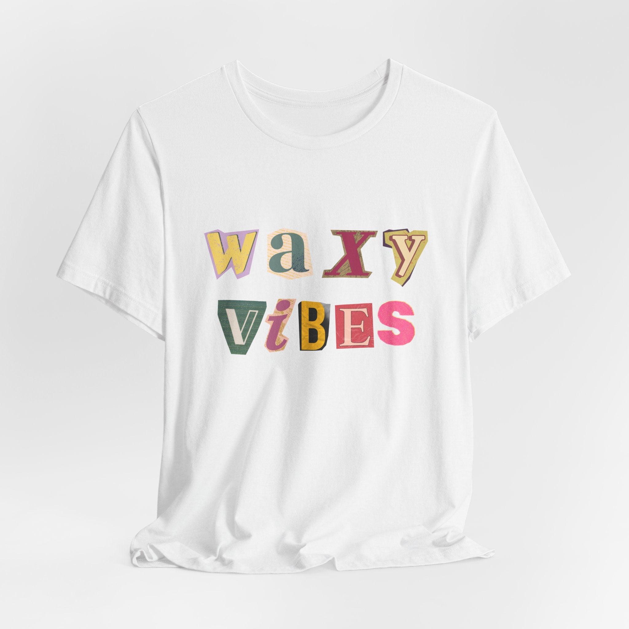 Waxy Vibes Letters Unisex Tee