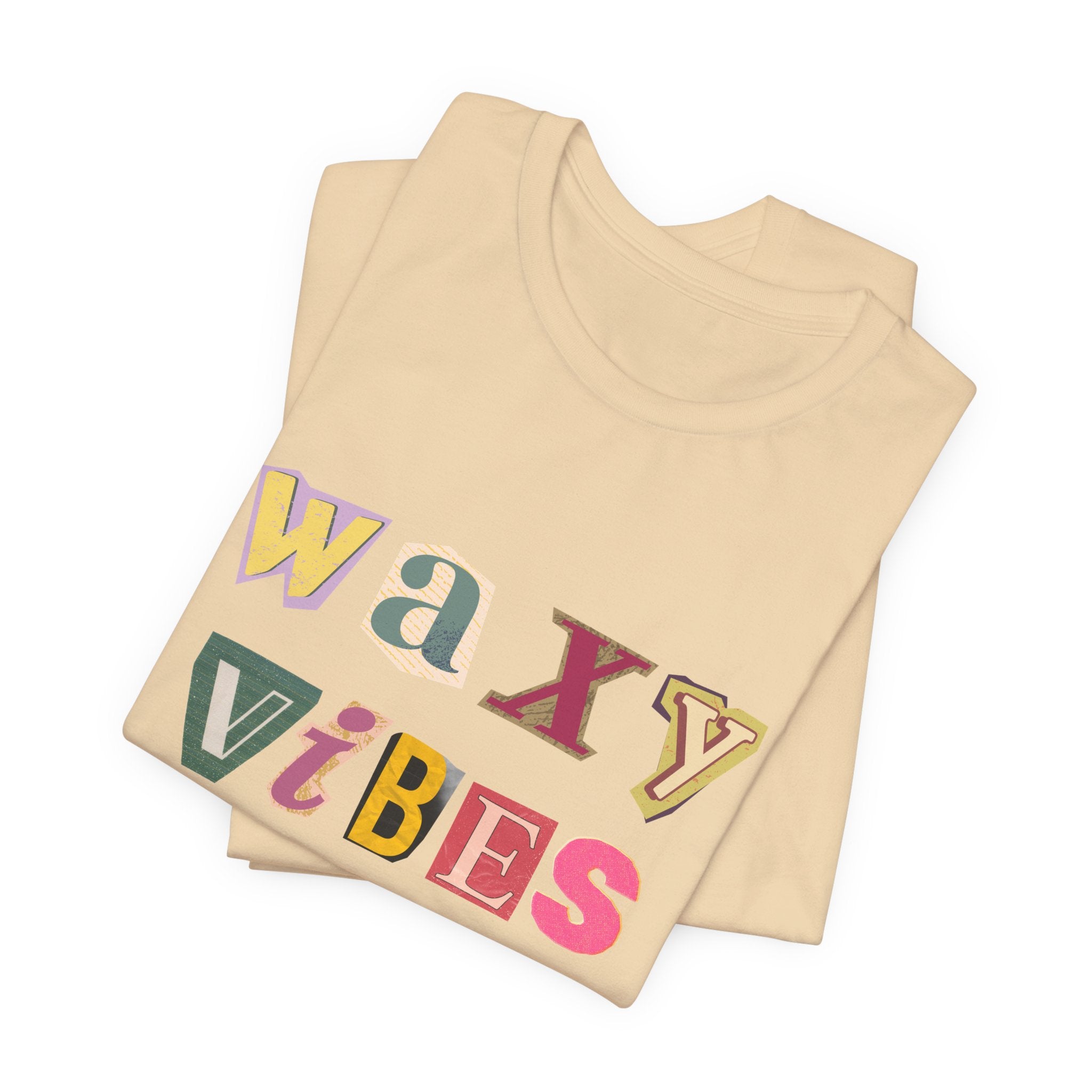 Waxy Vibes Letters Unisex Tee