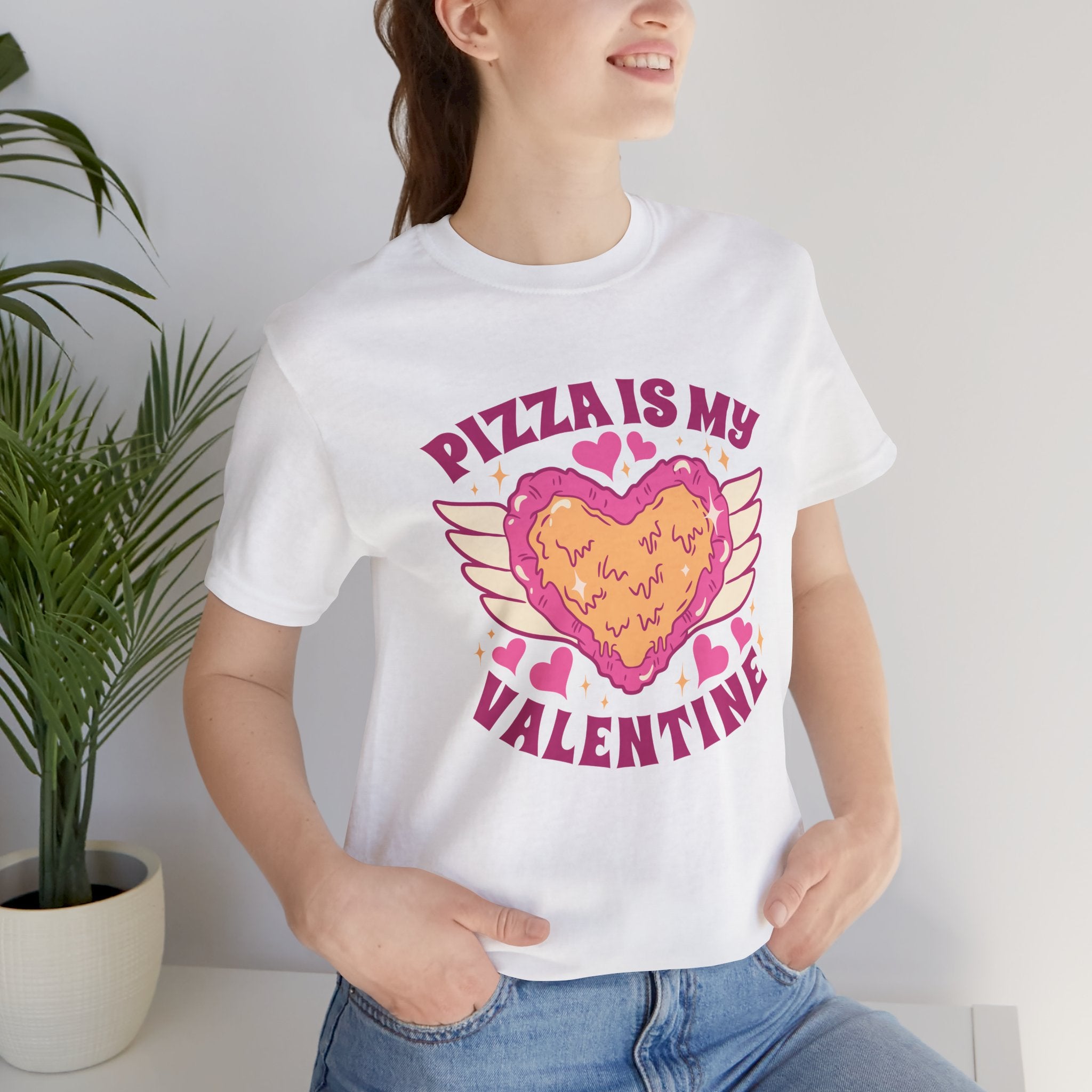 Pizza Is My Valentine Unisex Tee