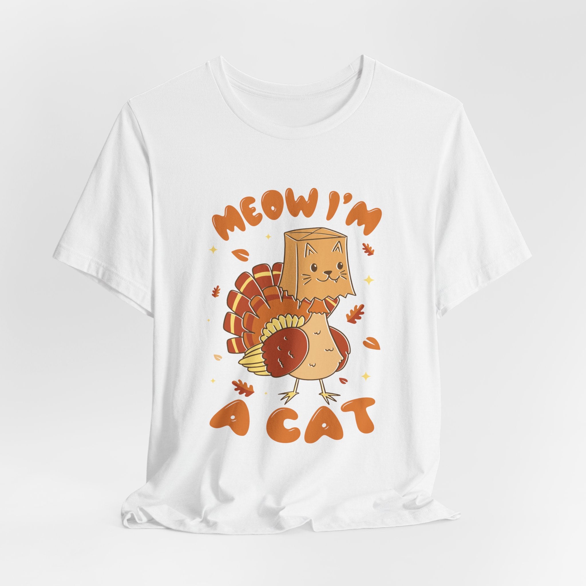 Meow I'm A Cat Thanksgiving Unisex Tee