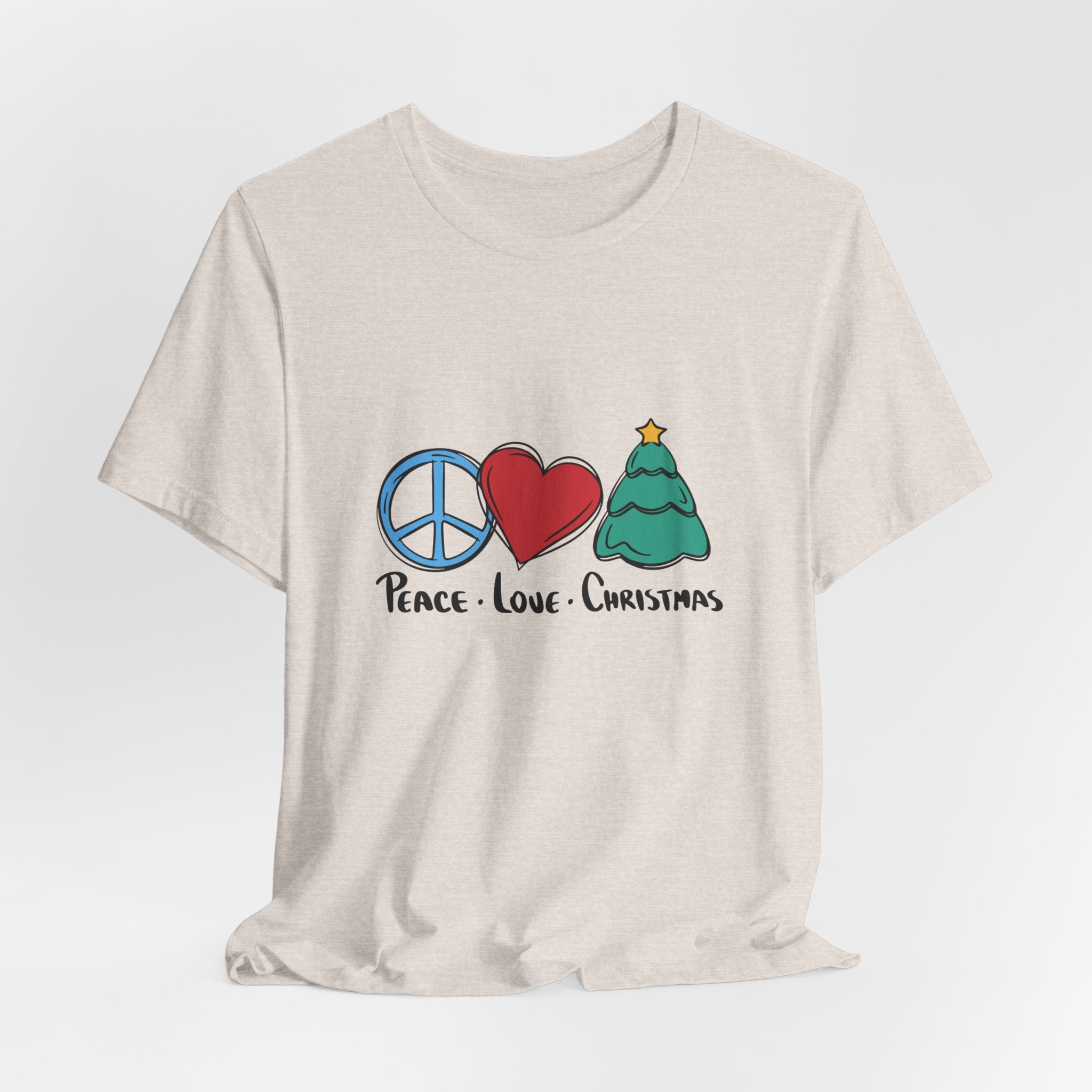 Peace Love Christmas Unisex Tee