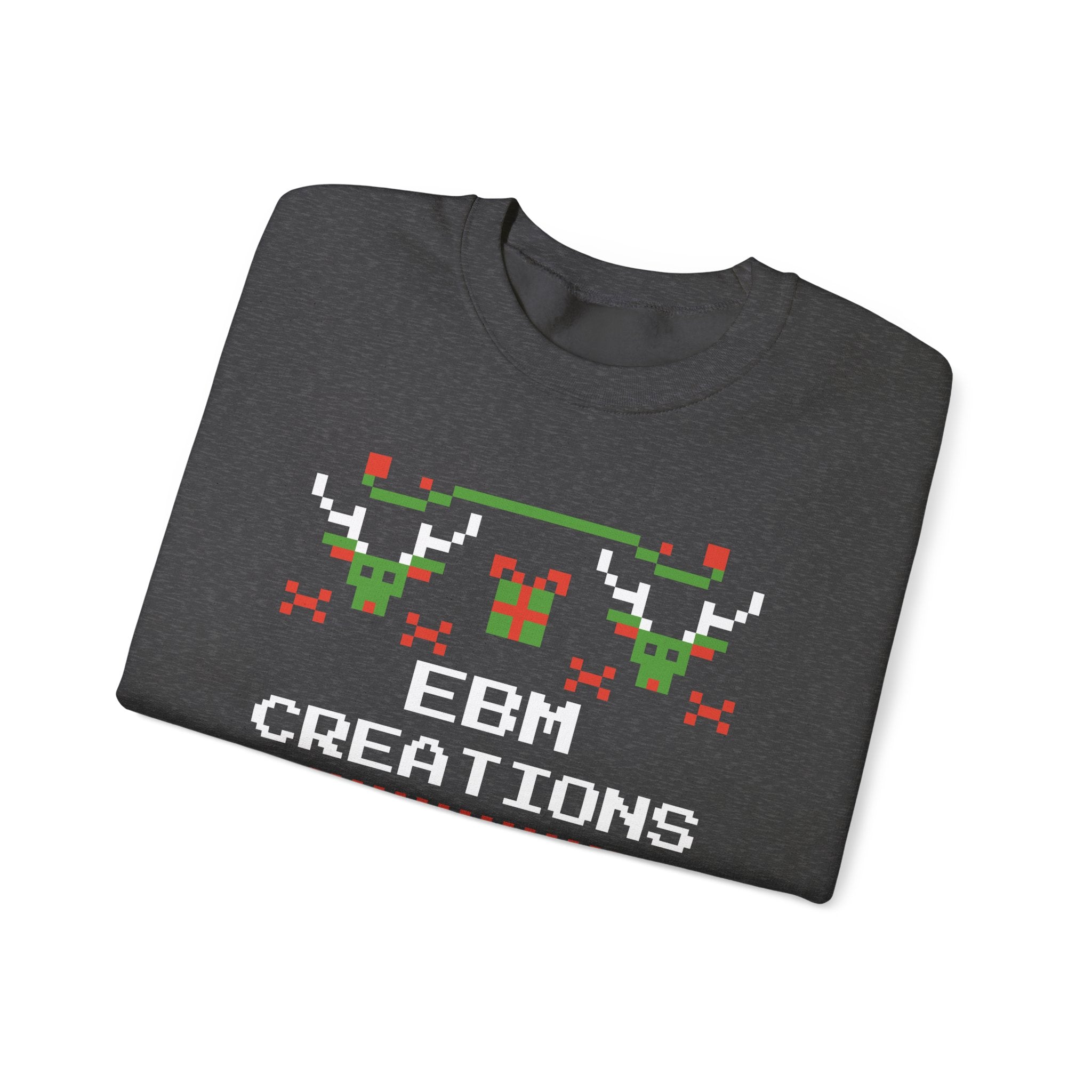 EBM Creations 2024 Ugly Christmas Sweater Unisex Crewneck Sweatshirt