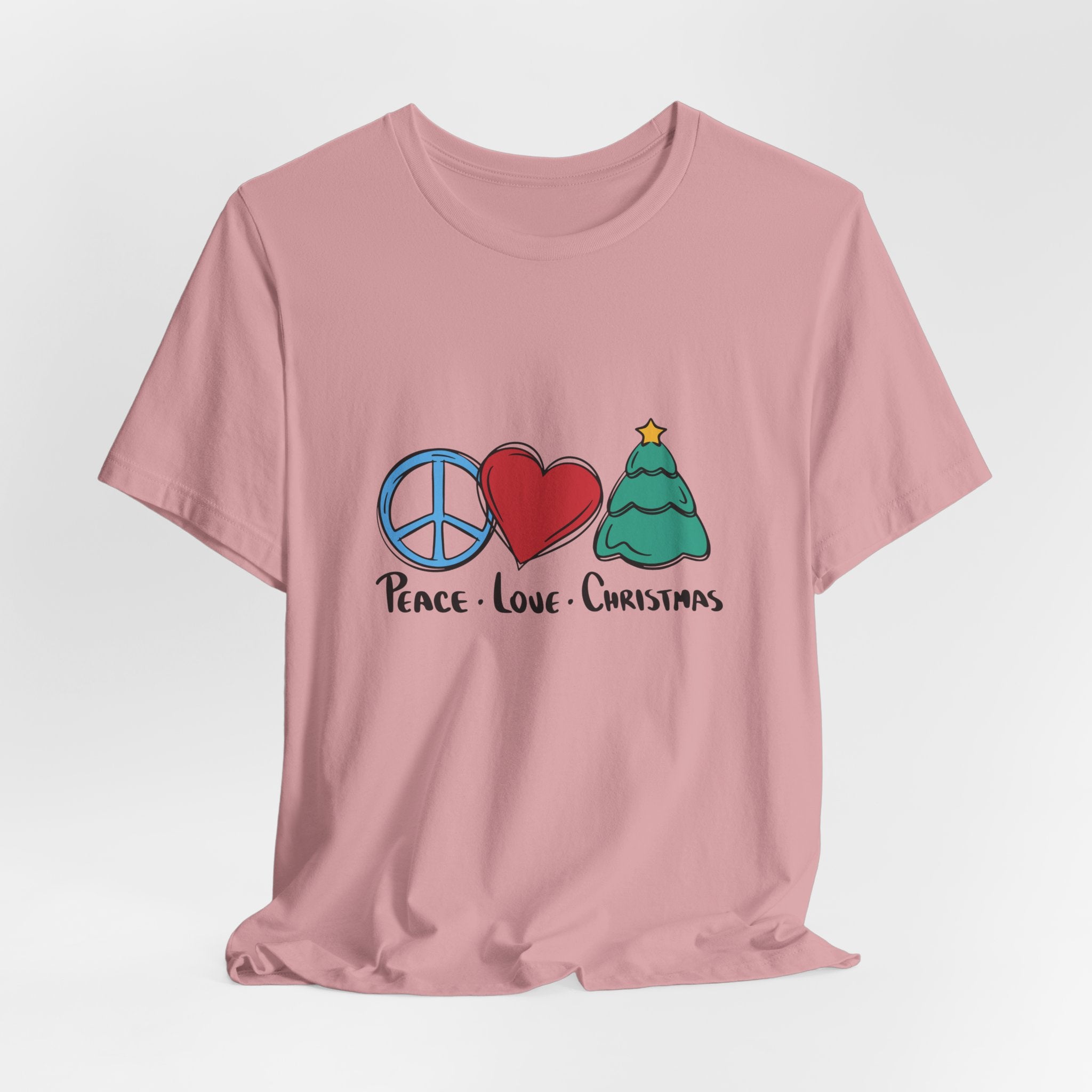 Peace Love Christmas Unisex Tee