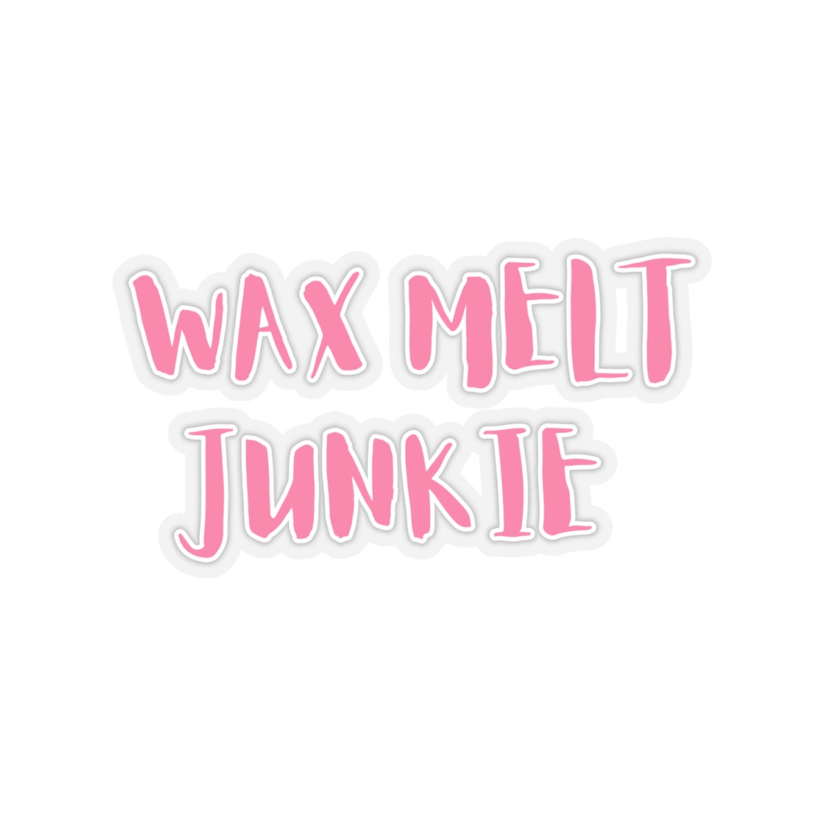 Wax Melt Junkie - Vinyl Stickers