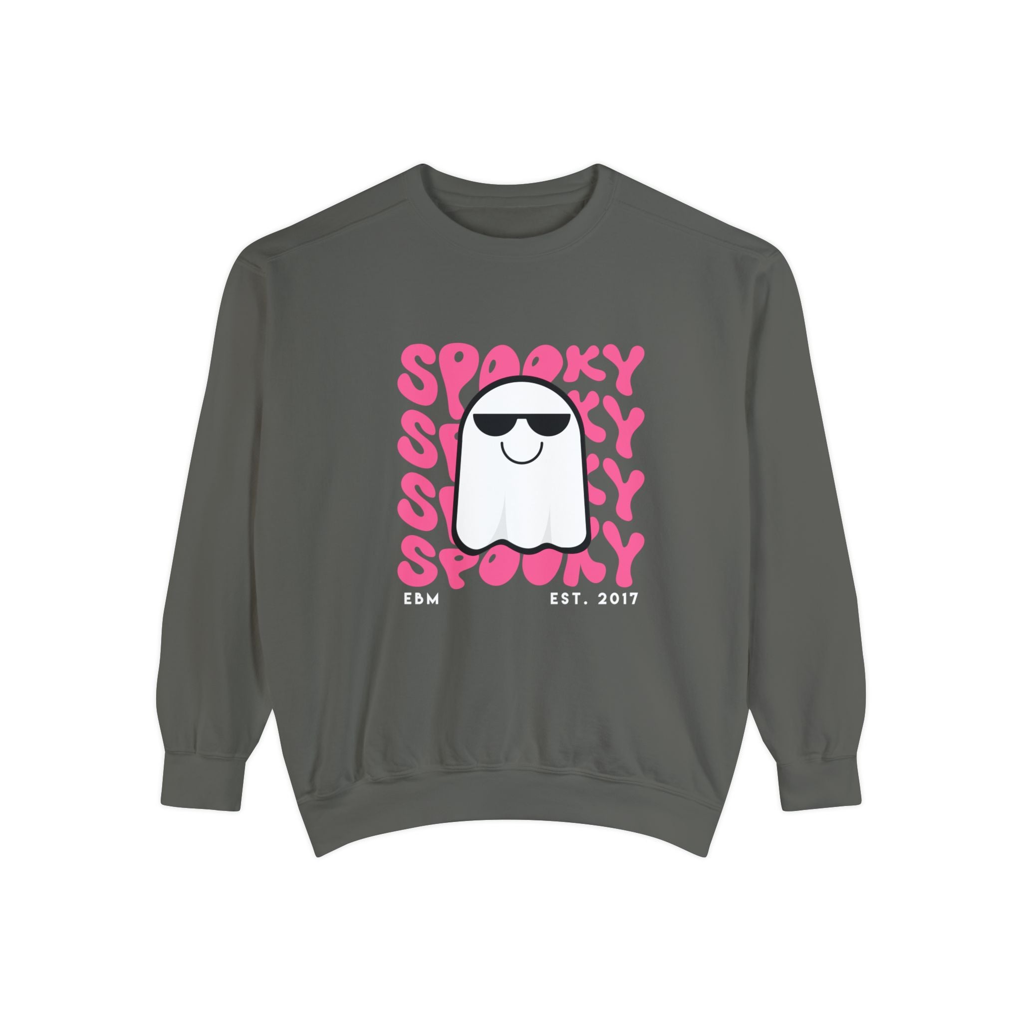 Spooky Unisex Garment-Dyed Sweatshirt