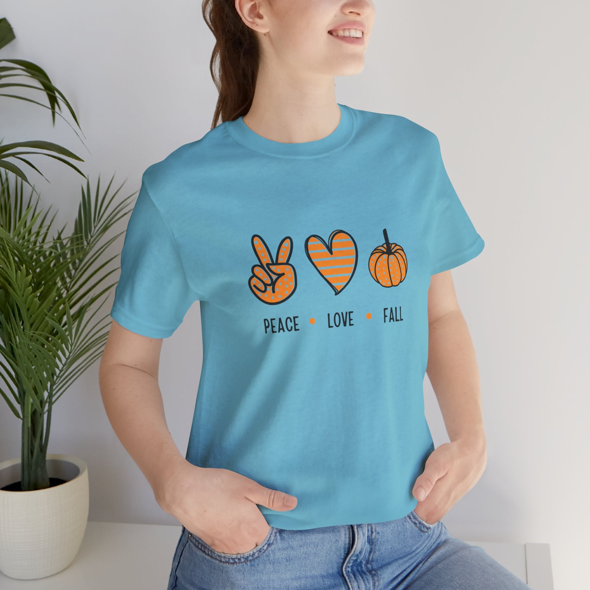 Peace Love Fall Classic Unisex Tee