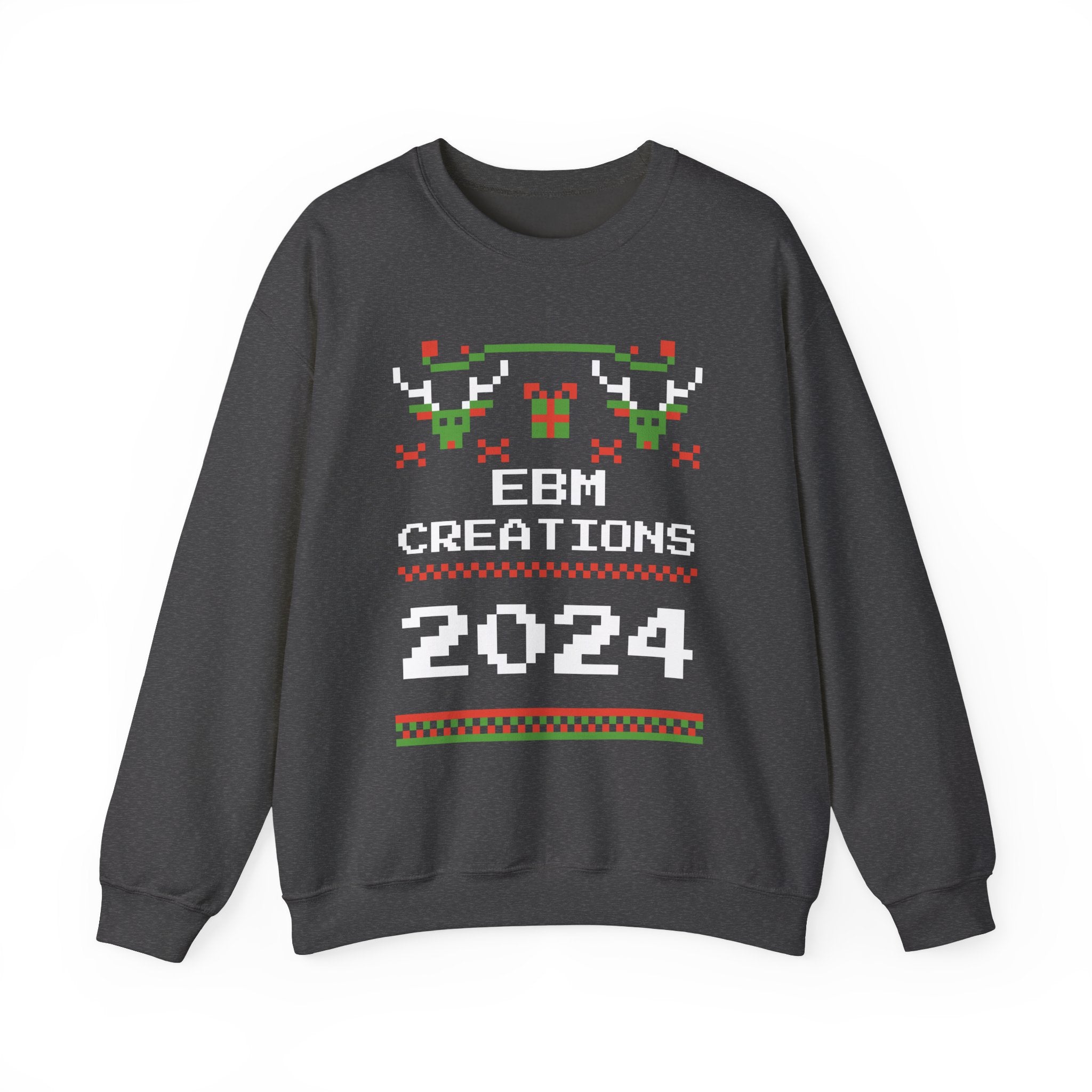 EBM Creations 2024 Ugly Christmas Sweater Unisex Crewneck Sweatshirt