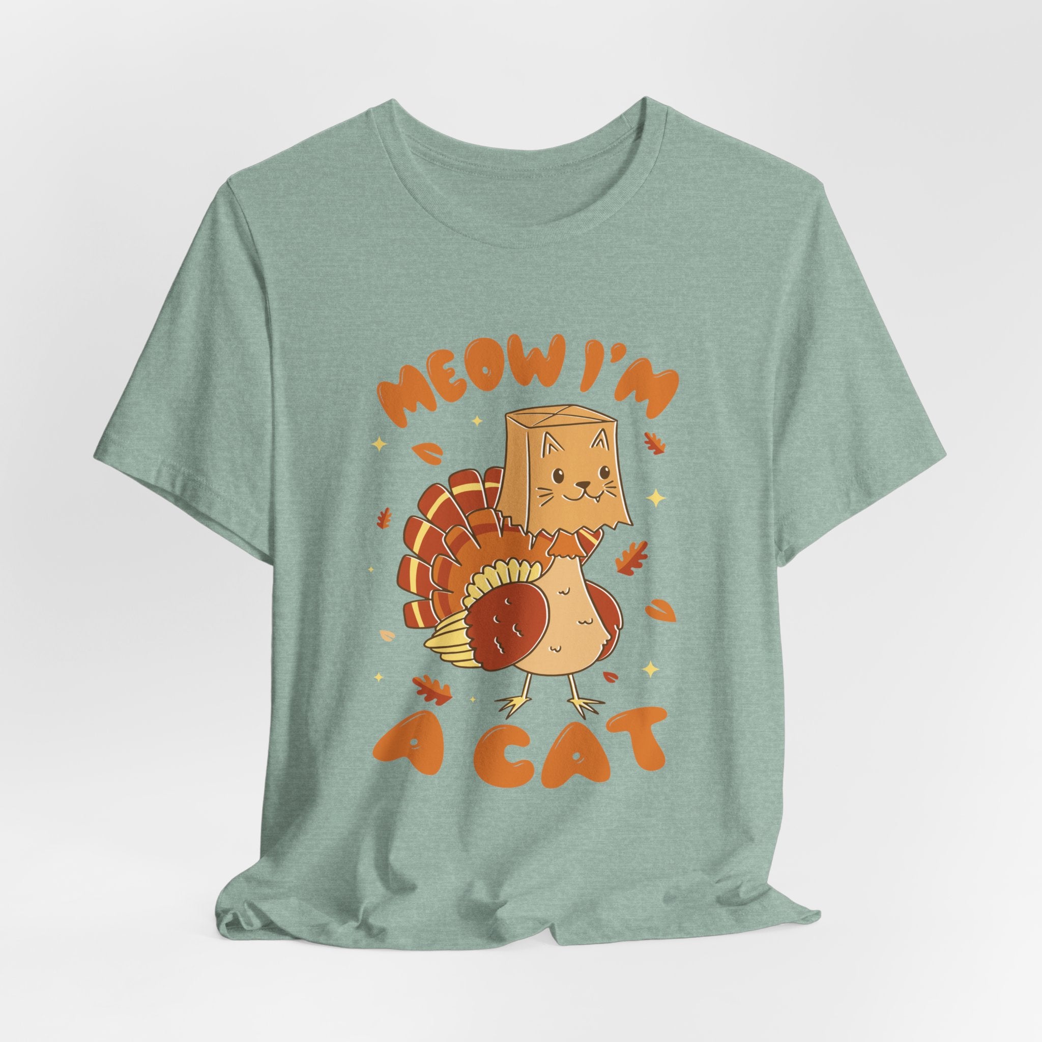 Meow I'm A Cat Thanksgiving Unisex Tee