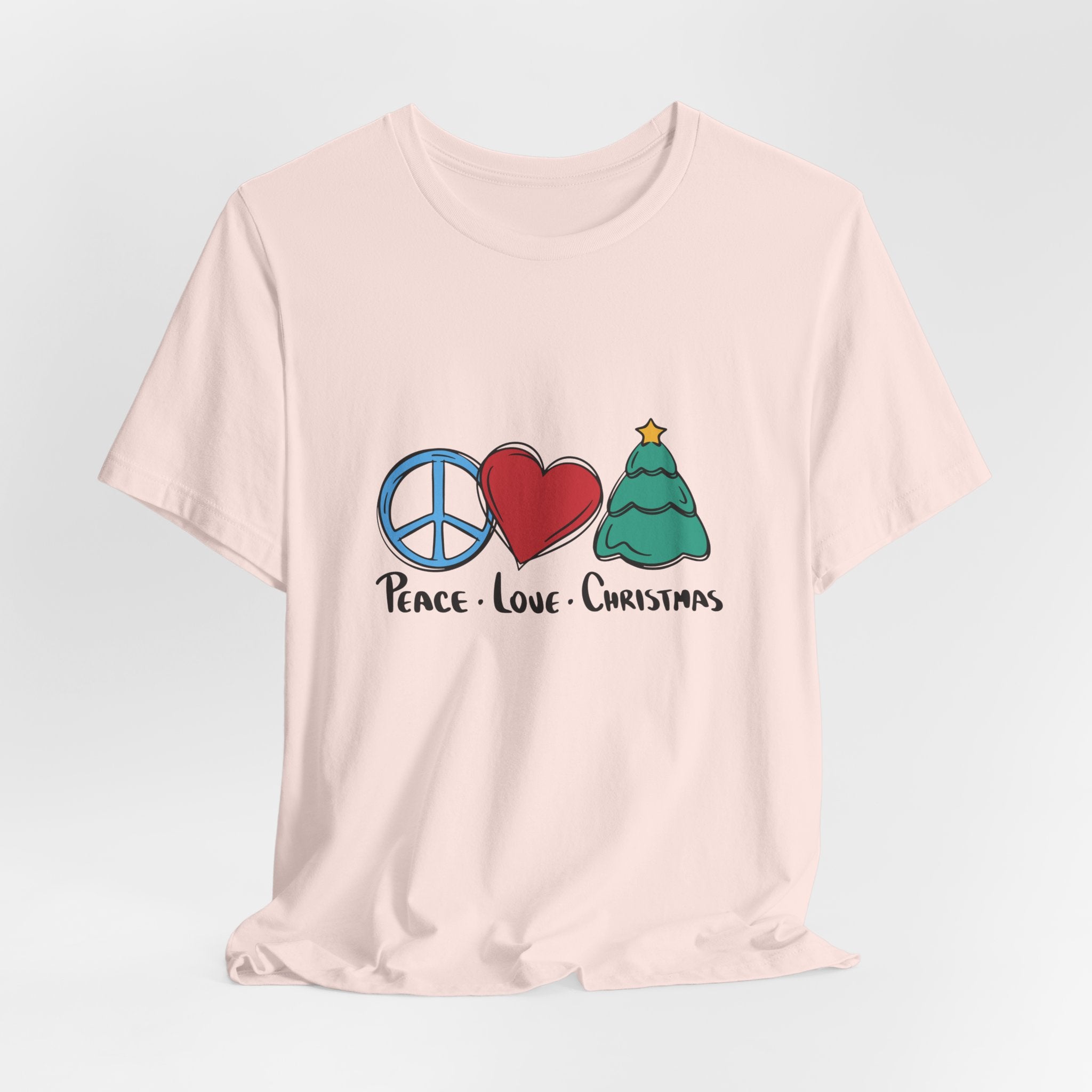 Peace Love Christmas Unisex Tee