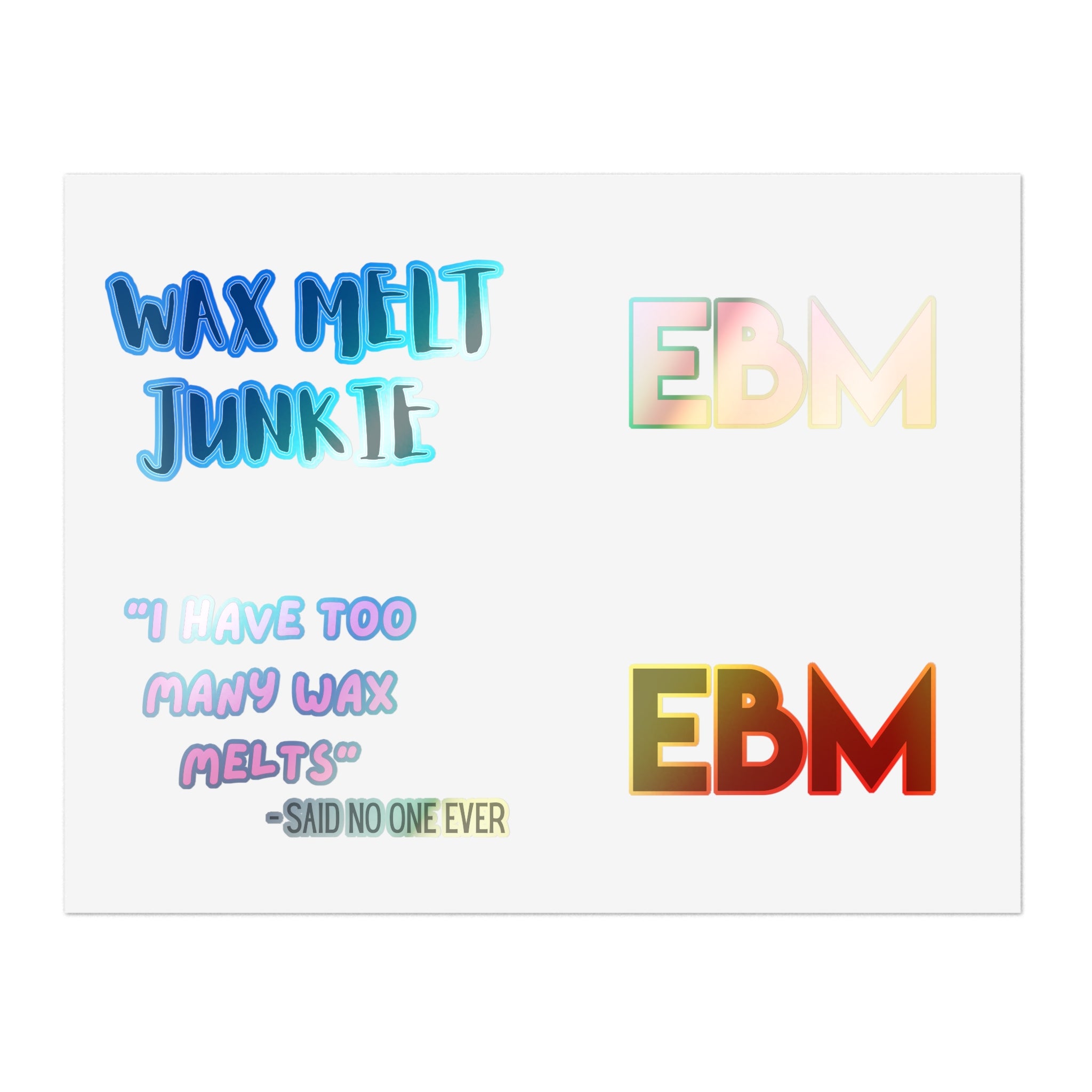 Sticker Sheets - EBM Starter Pack 4 Pack