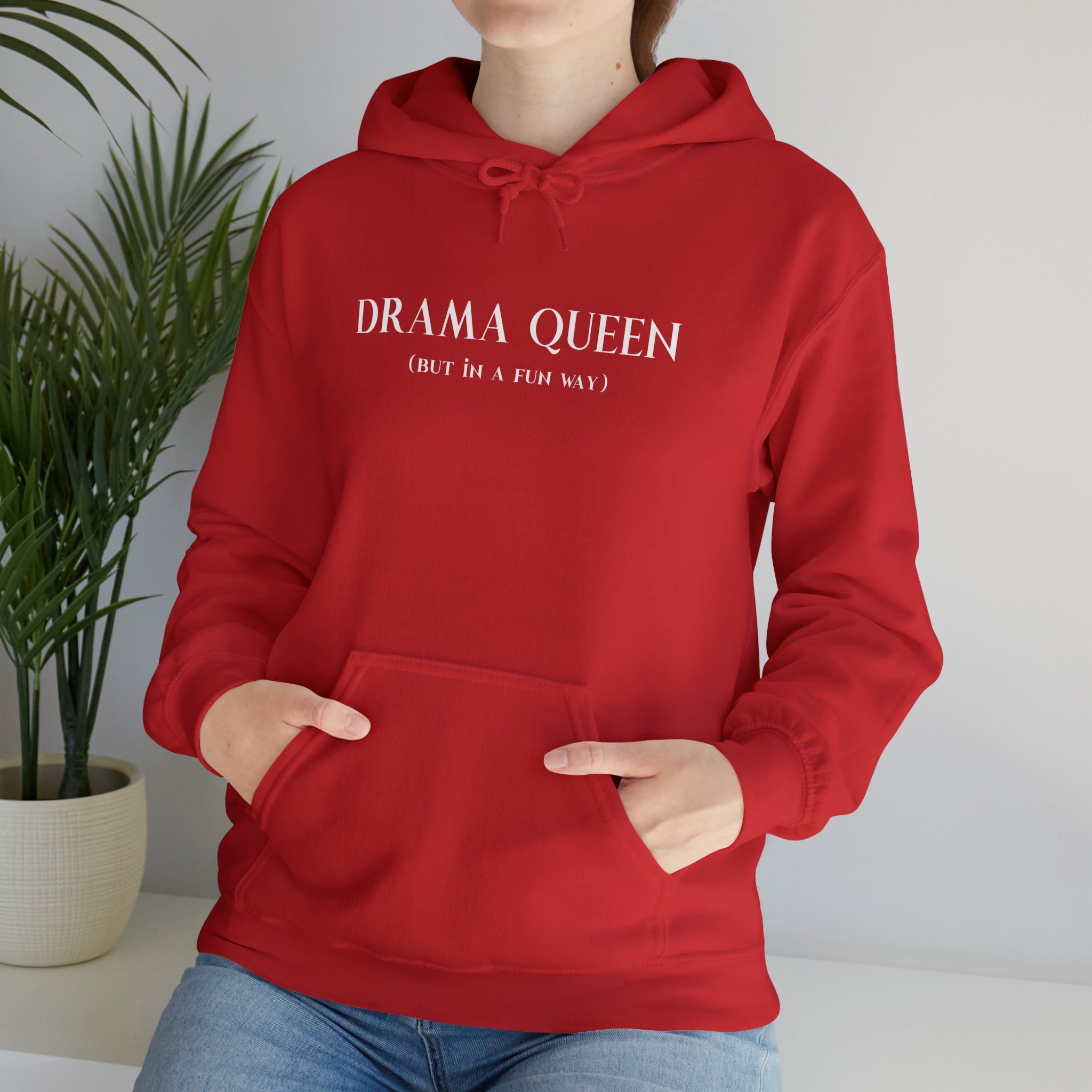 Drama Queen But Fun - Unisex Heavy Blend™ Hooded Sweatshirt