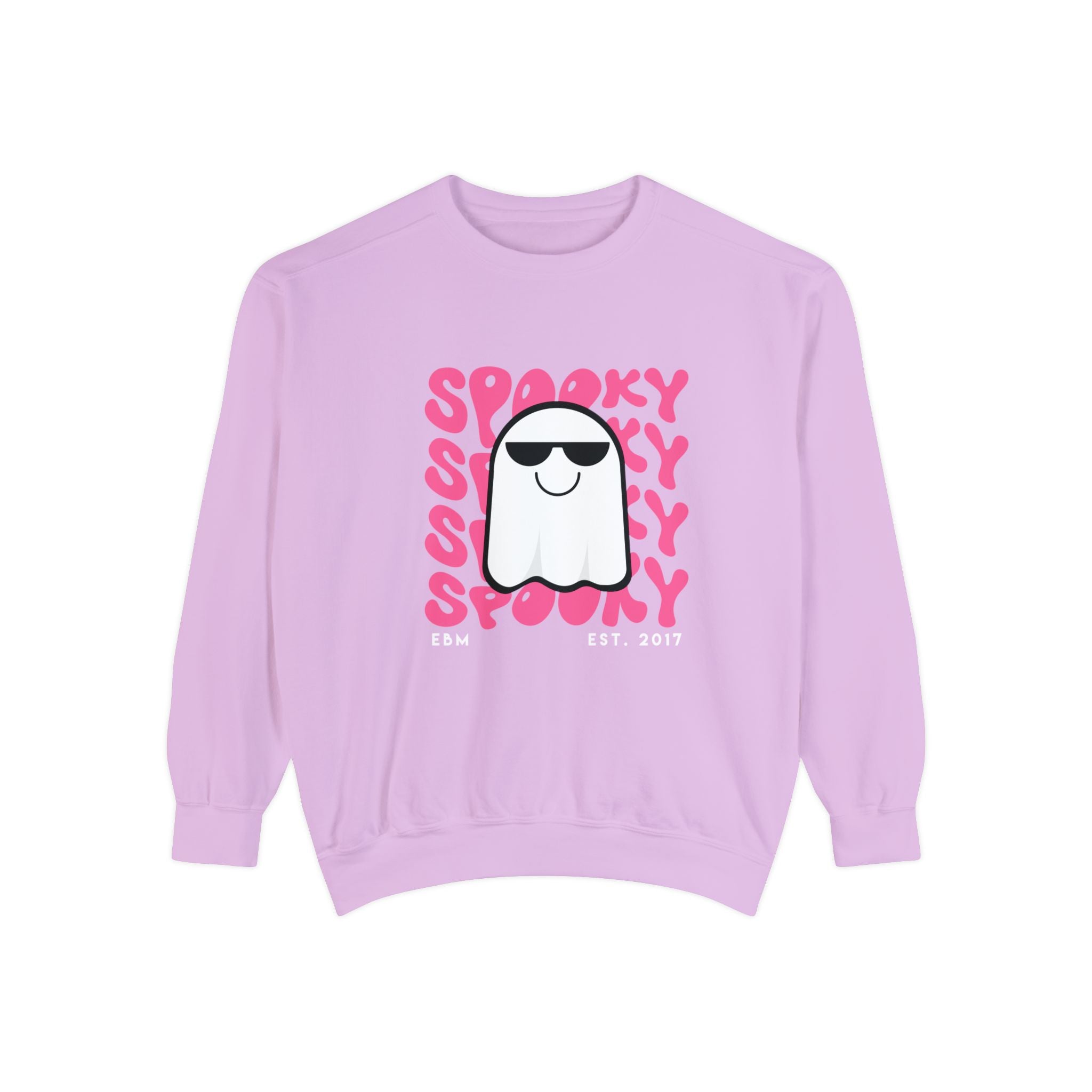 Spooky Unisex Garment-Dyed Sweatshirt