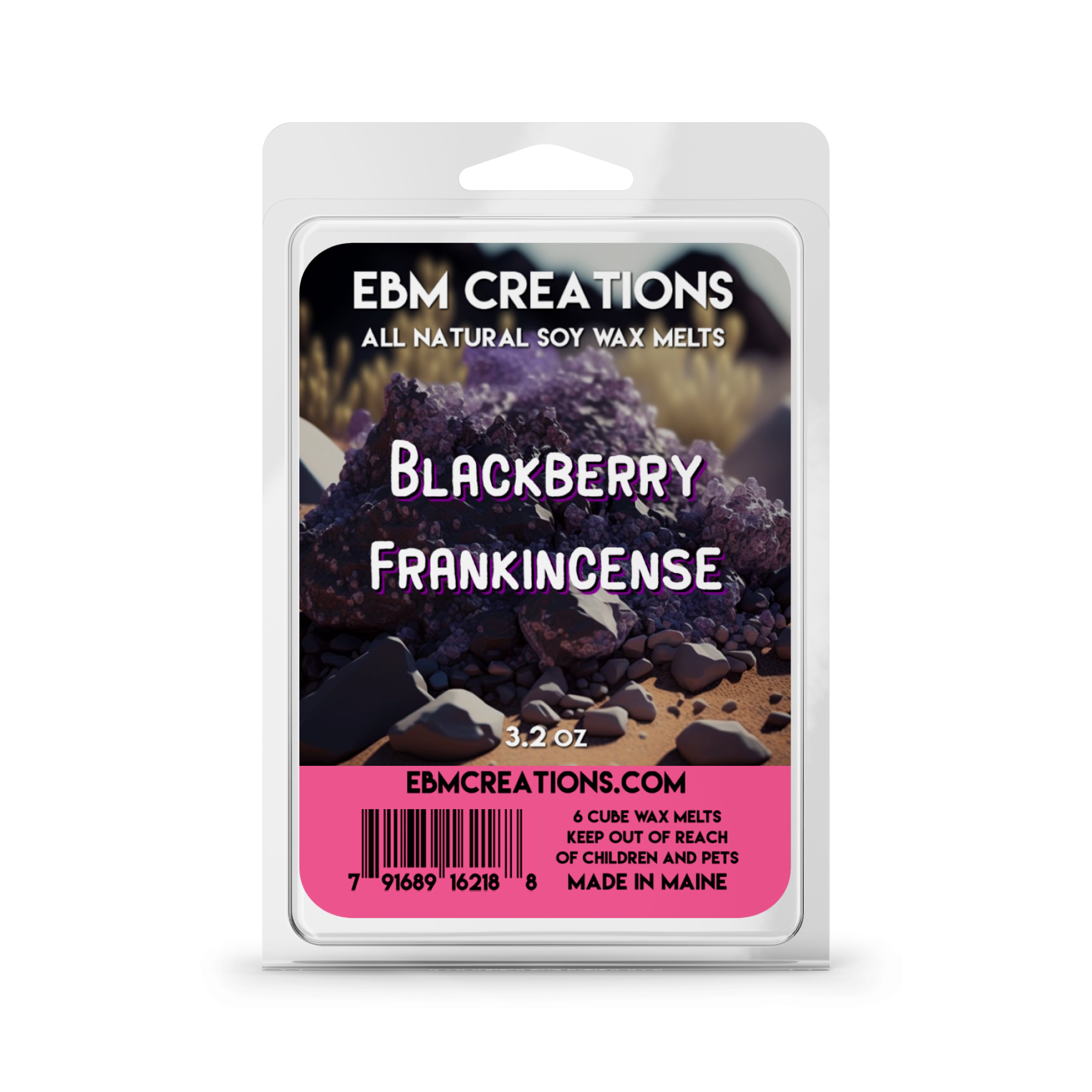 Blackberry Frankincense - 3.2 oz Clamshell