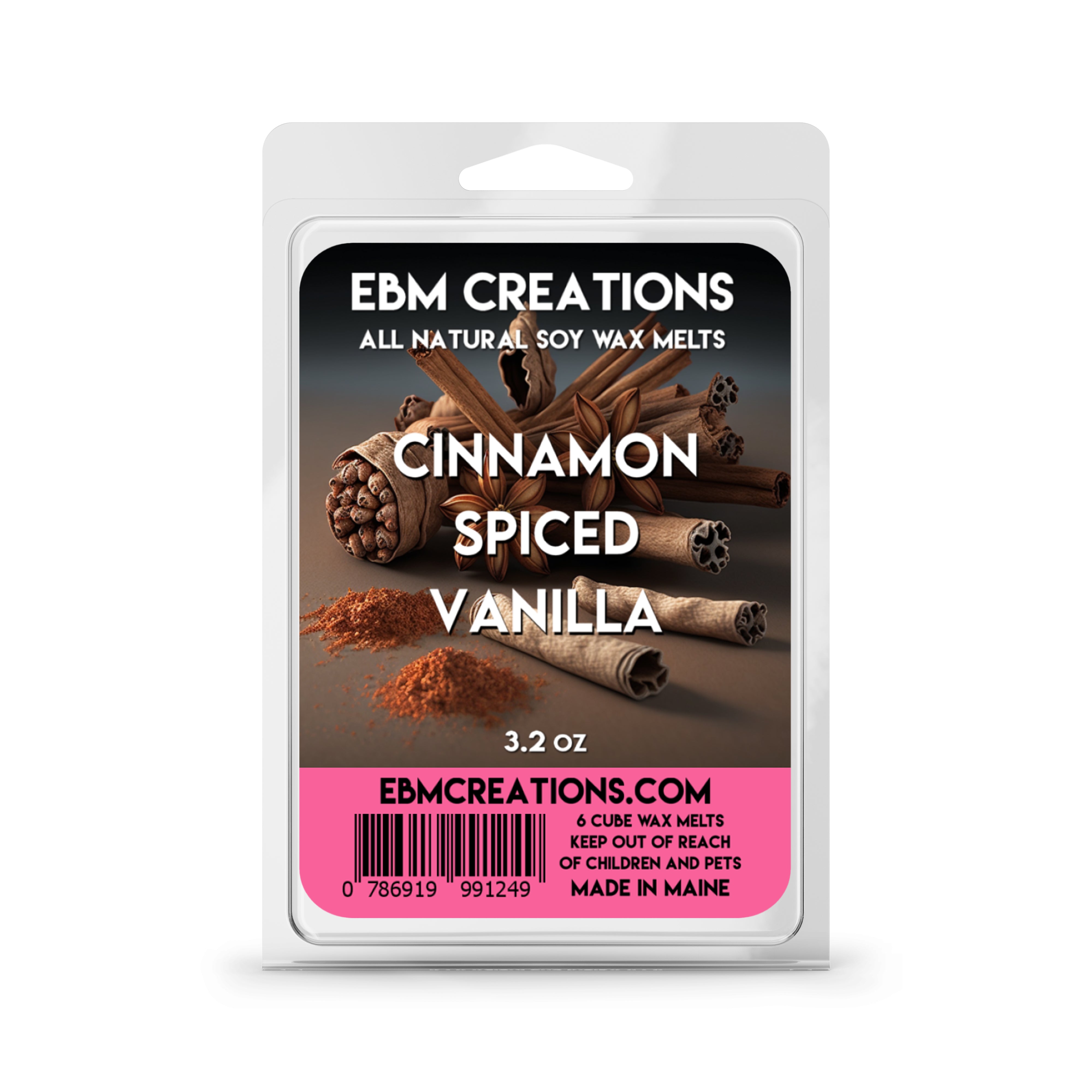 Cinnamon Spiced Vanilla - 3.2 oz Clamshell