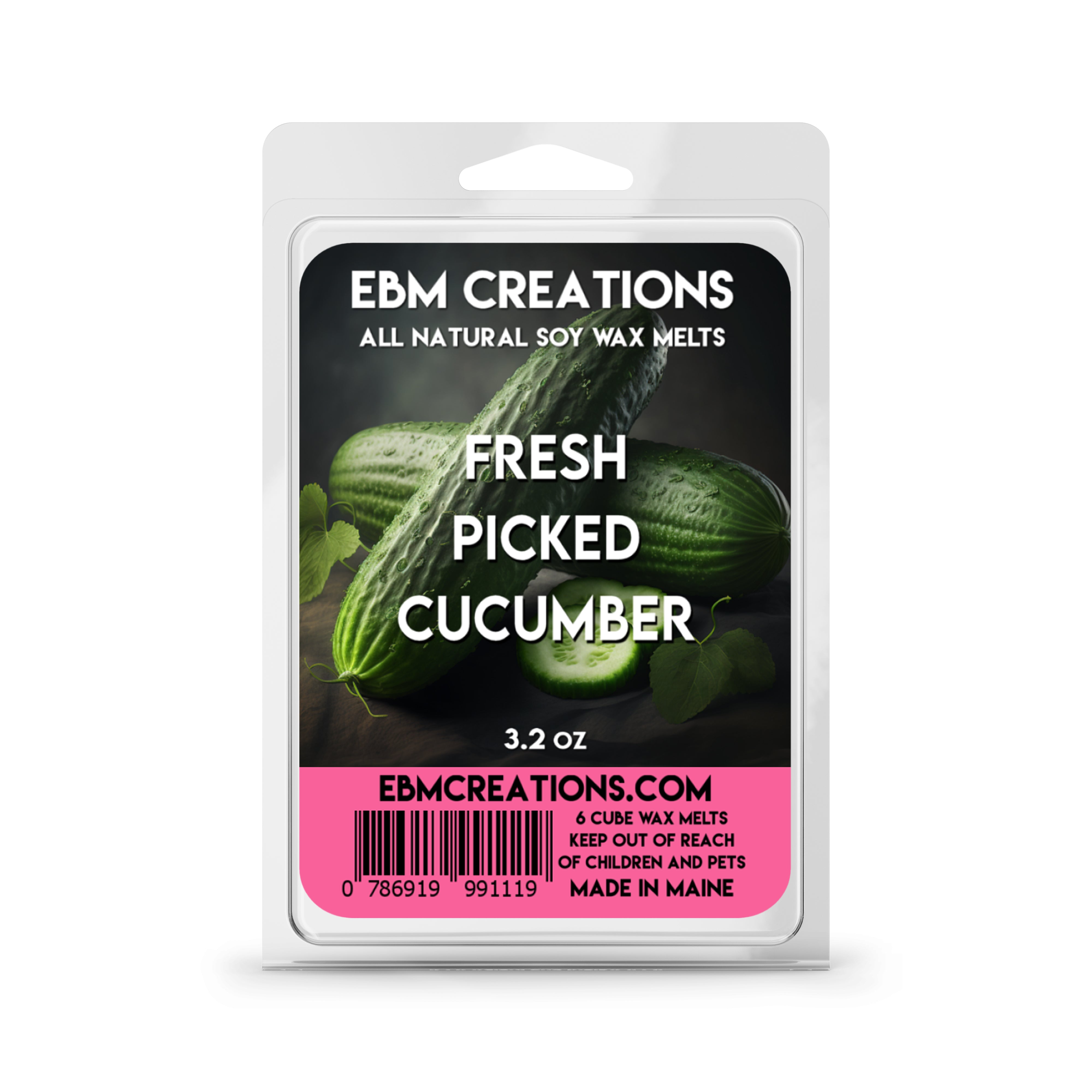 Fresh Picked Cucumber - 3.2 oz Clamshell