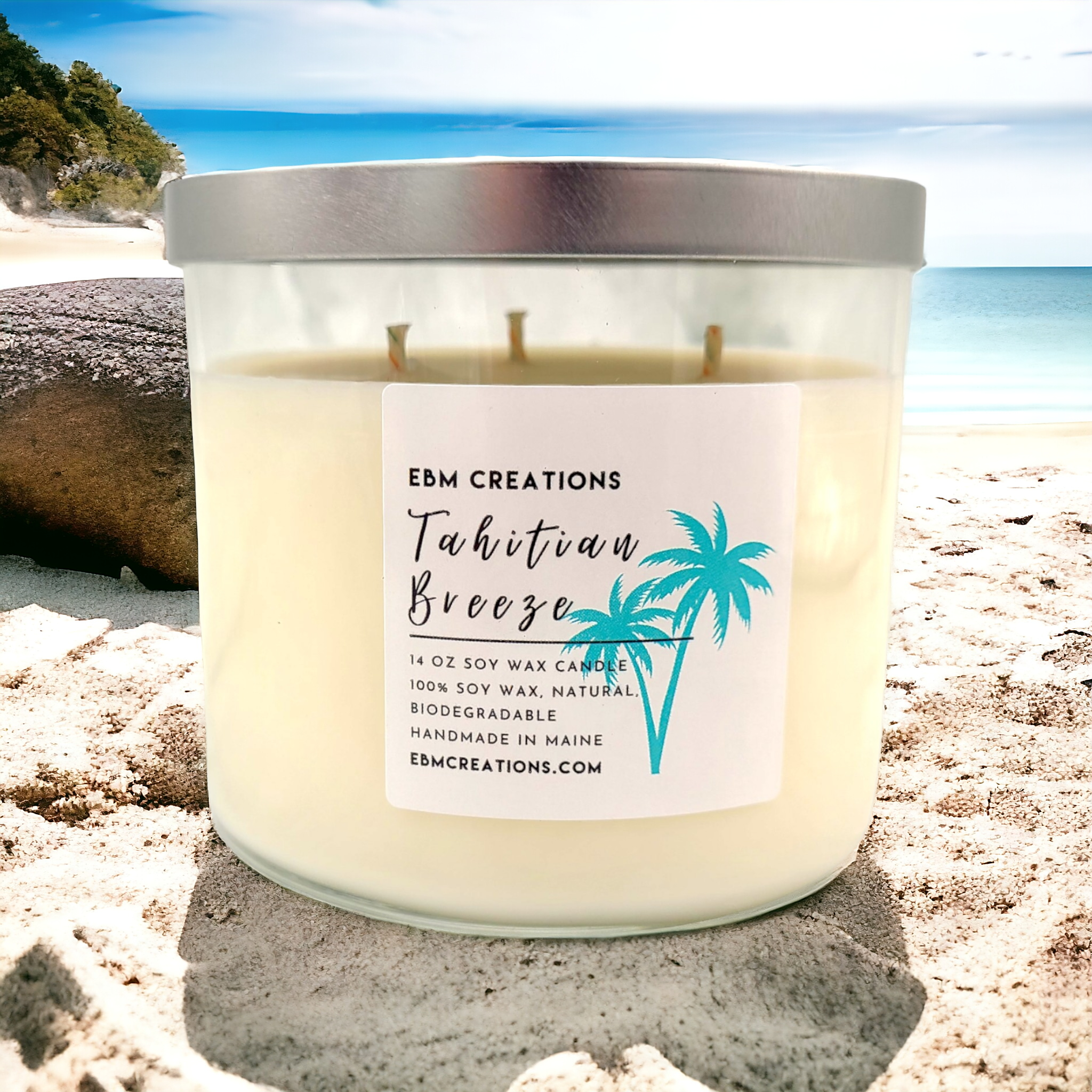 Tahitian Breeze - 14oz  Soy Candle