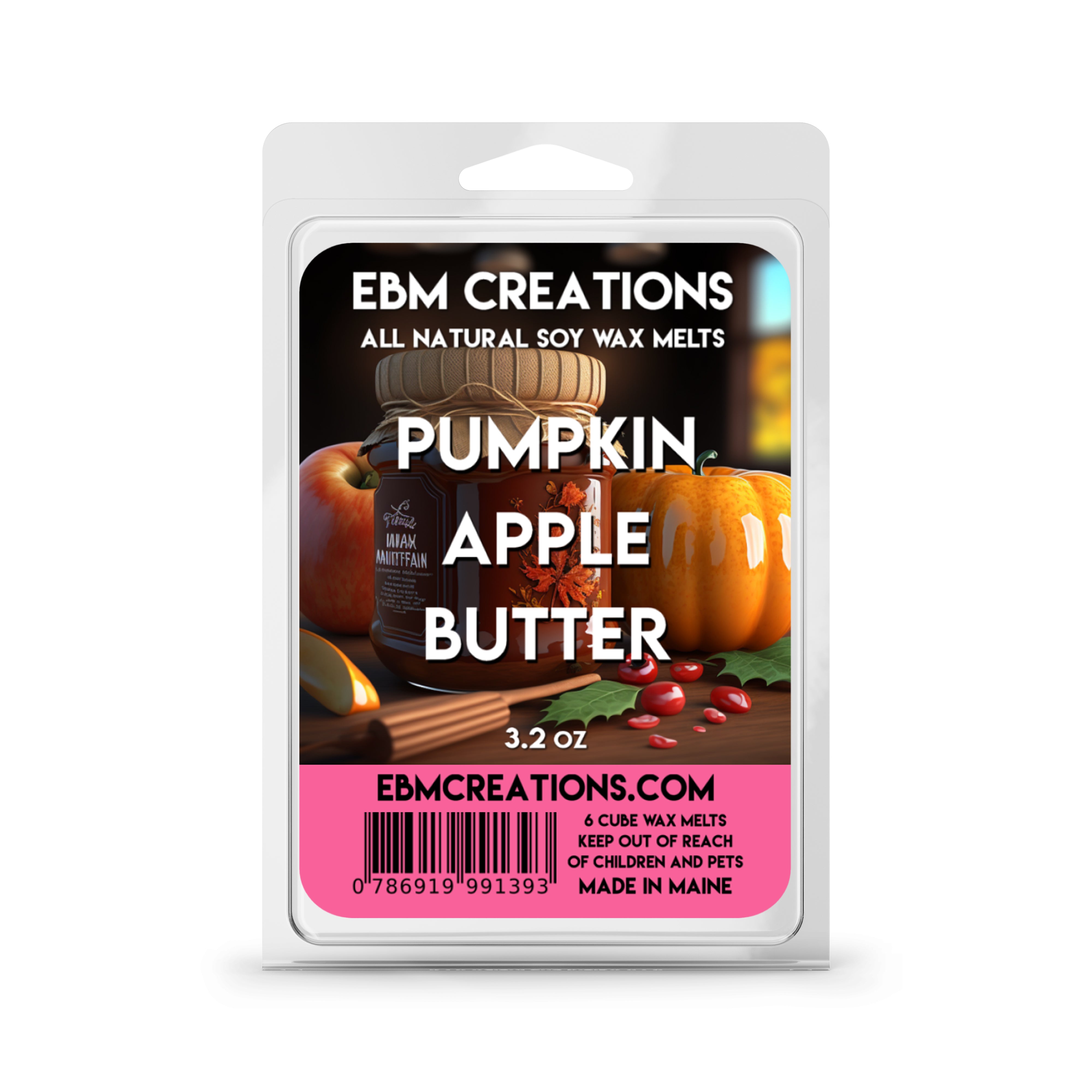 Pumpkin Apple Butter - 3.2 oz Clamshell