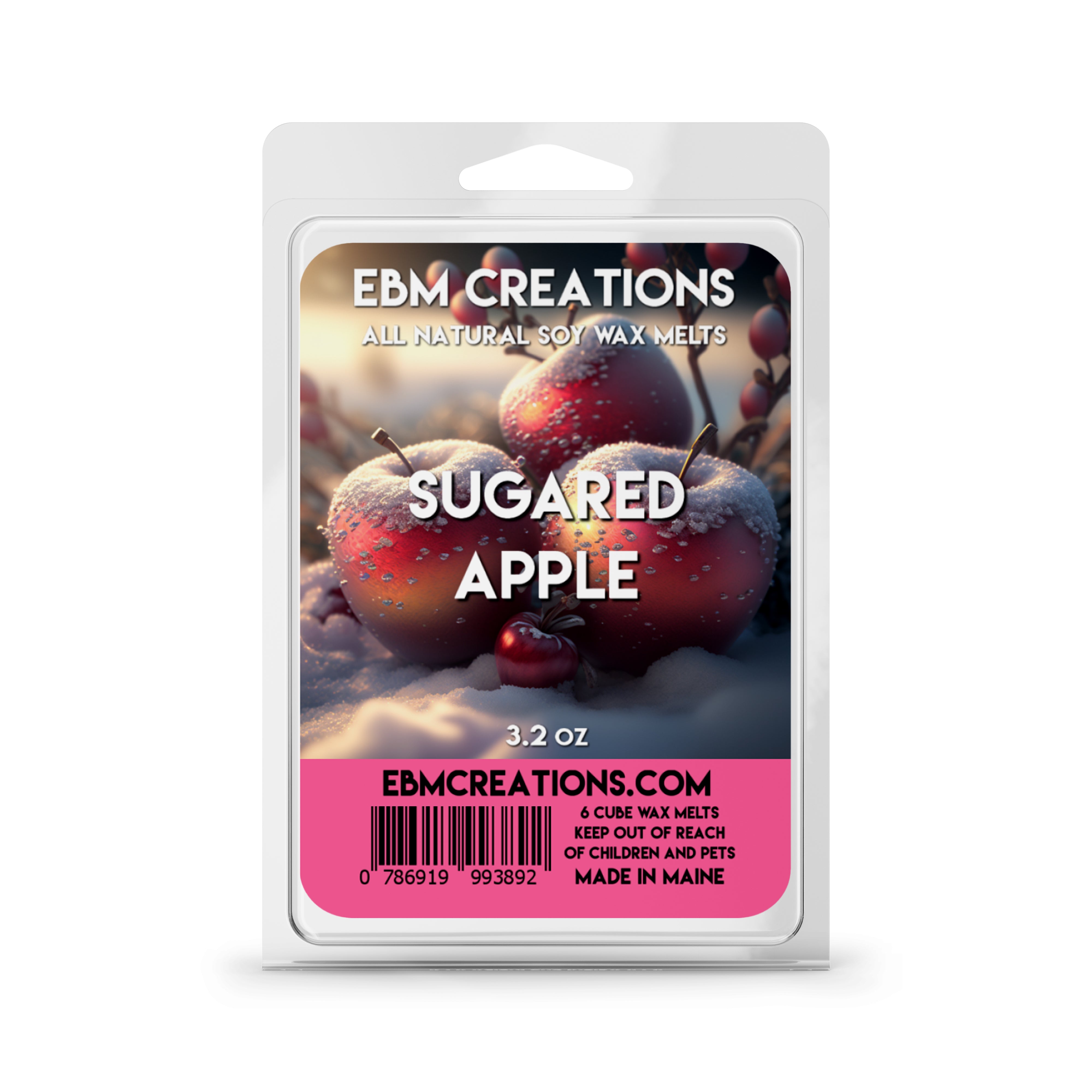 Sugared Apple - 3.2 oz Clamshell