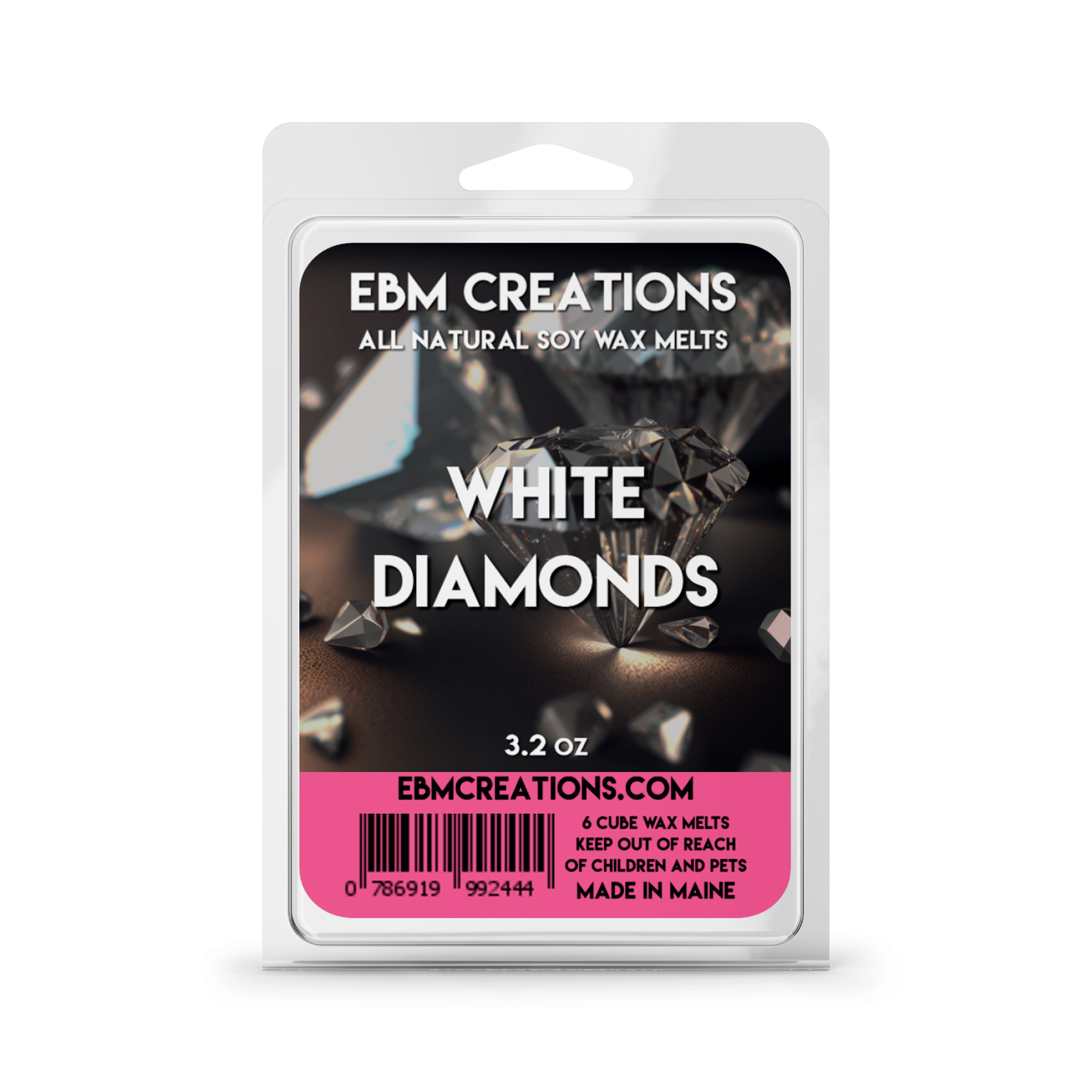 White Diamonds - 3.2 oz Clamshell