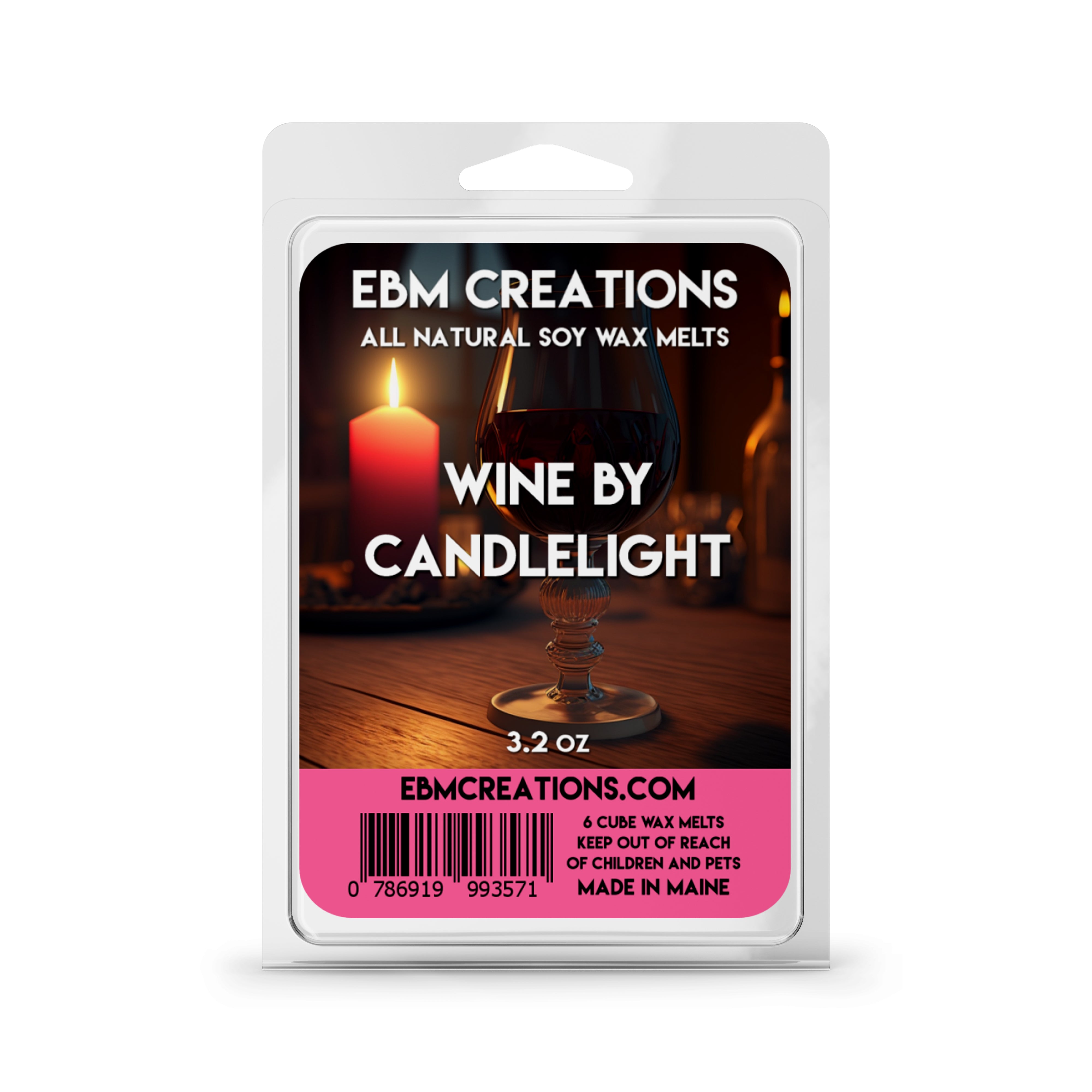 Wine By Candlelight - 3.2 oz Clamshell