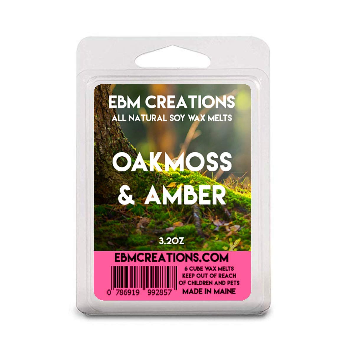 Oakmoss & Amber - 3.2 oz Clamshell
