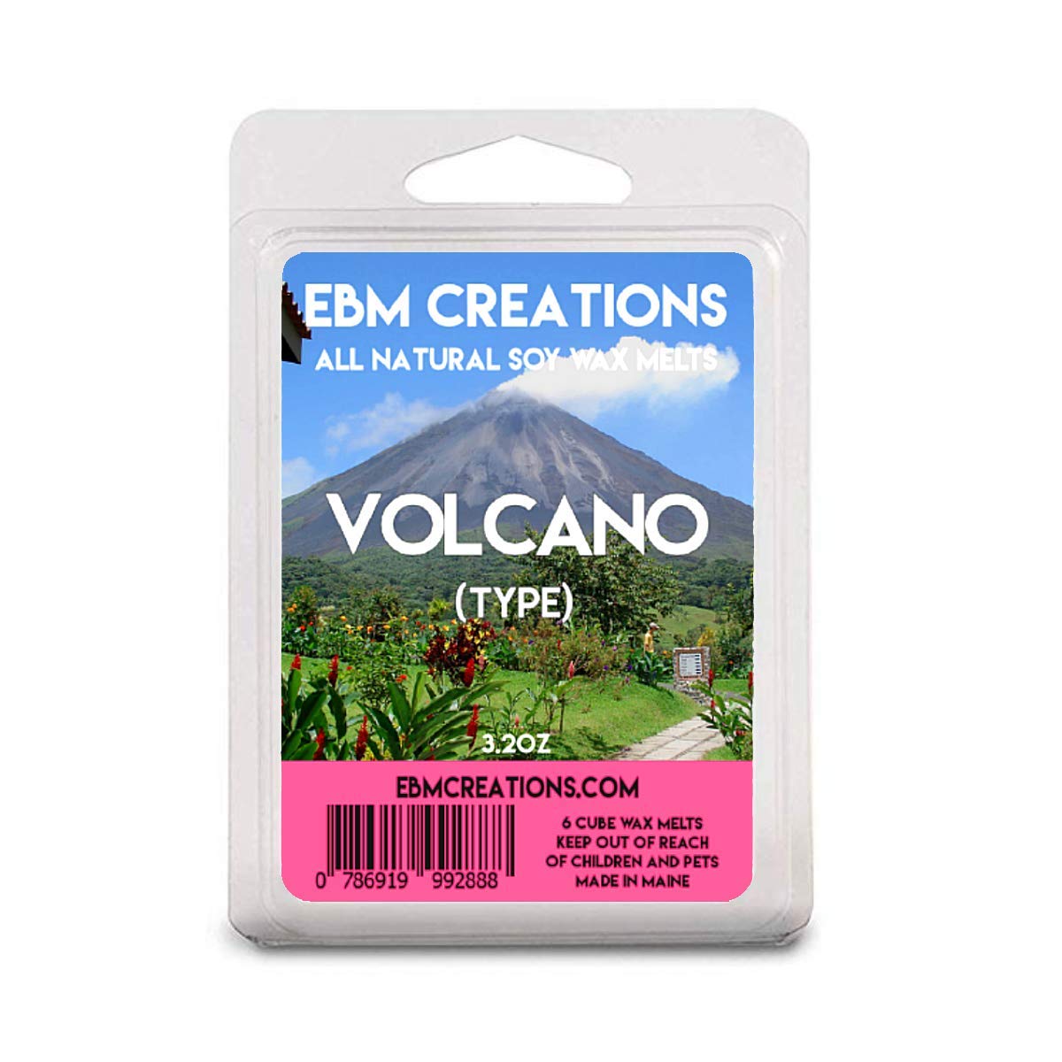 Volcano - 3.2 oz Clamshell