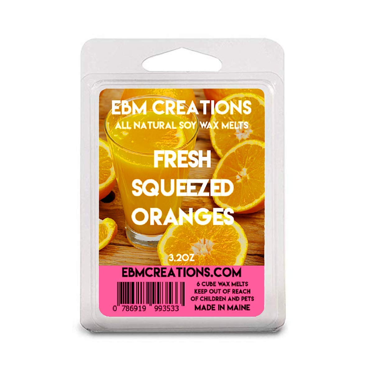 Fresh Squeezed Oranges - 3.2 oz Clamshell