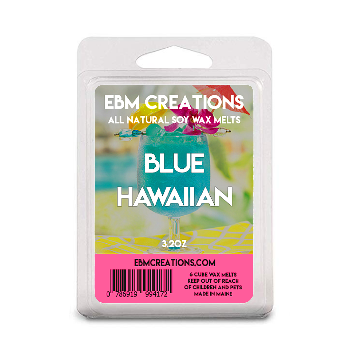 Blue Hawaiian - 3.2 oz Clamshell