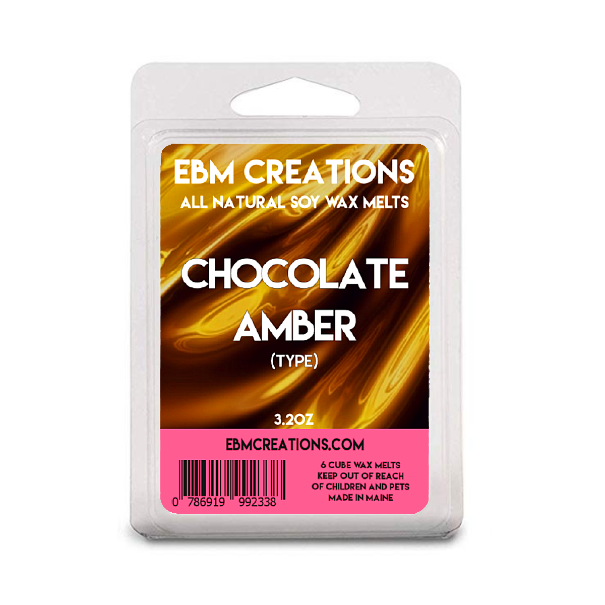 Chocolate Amber - 3.2 oz Clamshell