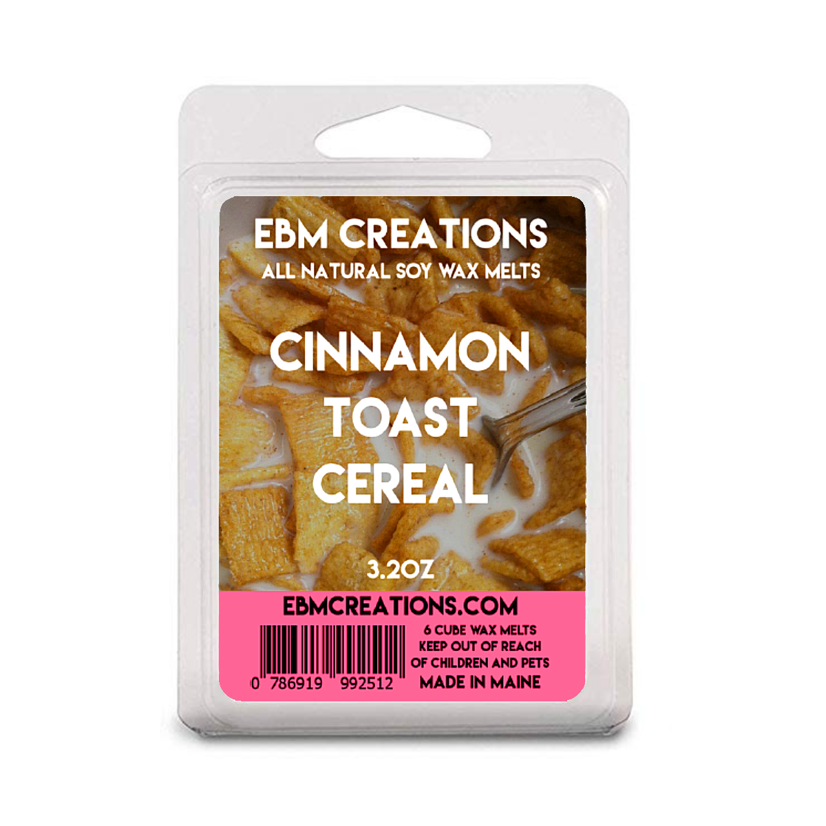 Cinnamon Toast Cereal - 3.2 oz Clamshell