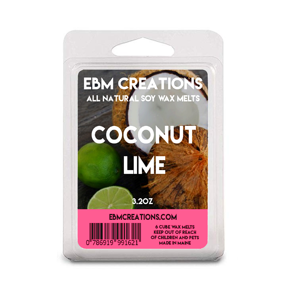 Coconut Lime - 3.2 oz Clamshell