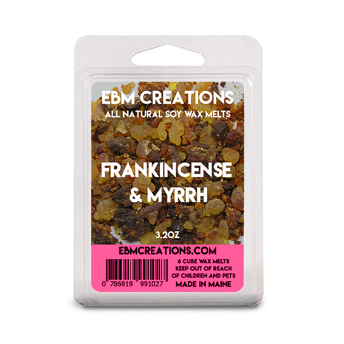 Frankincense & Myrrh - 3.2 oz Clamshell