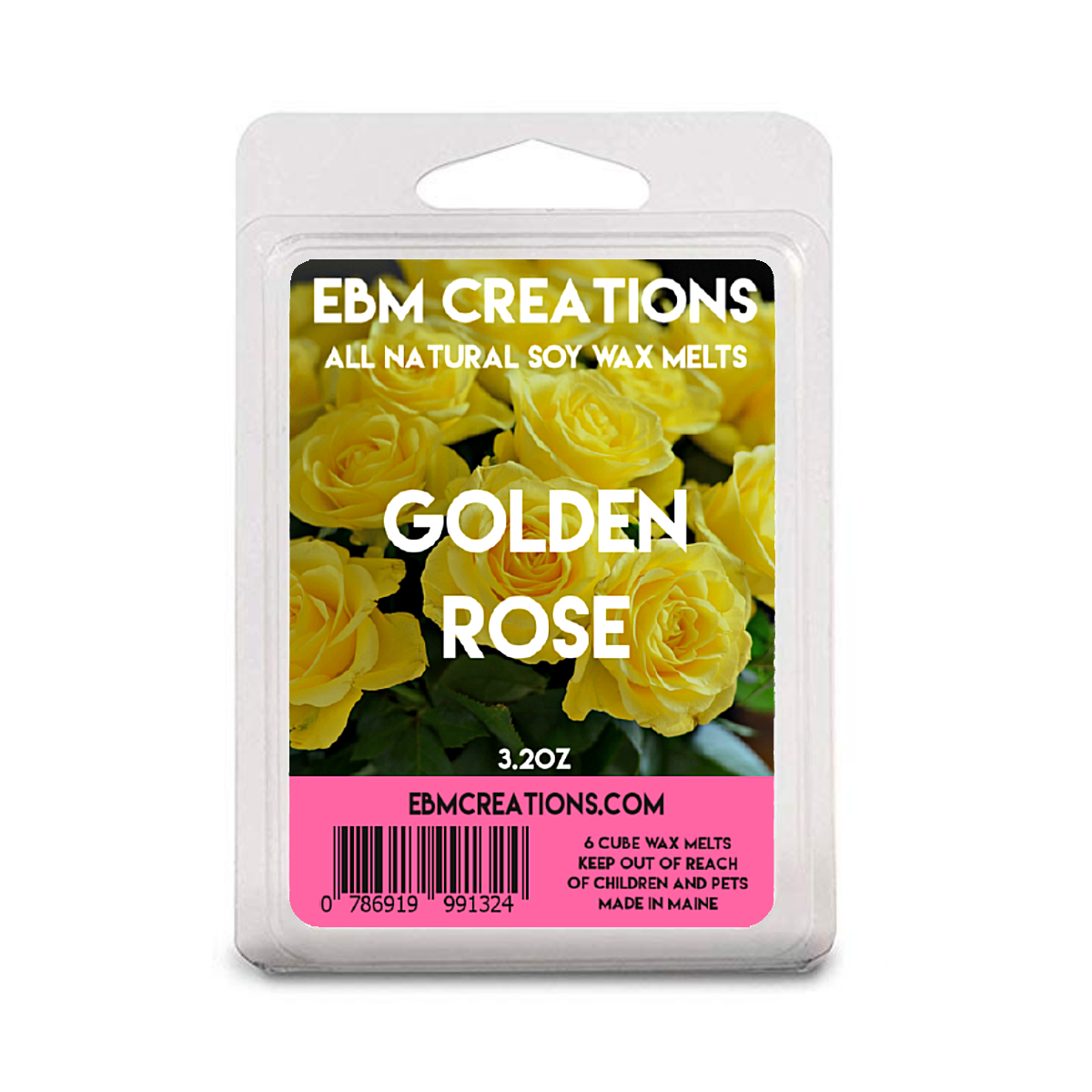 Golden Rose - 3.2 oz Clamshell
